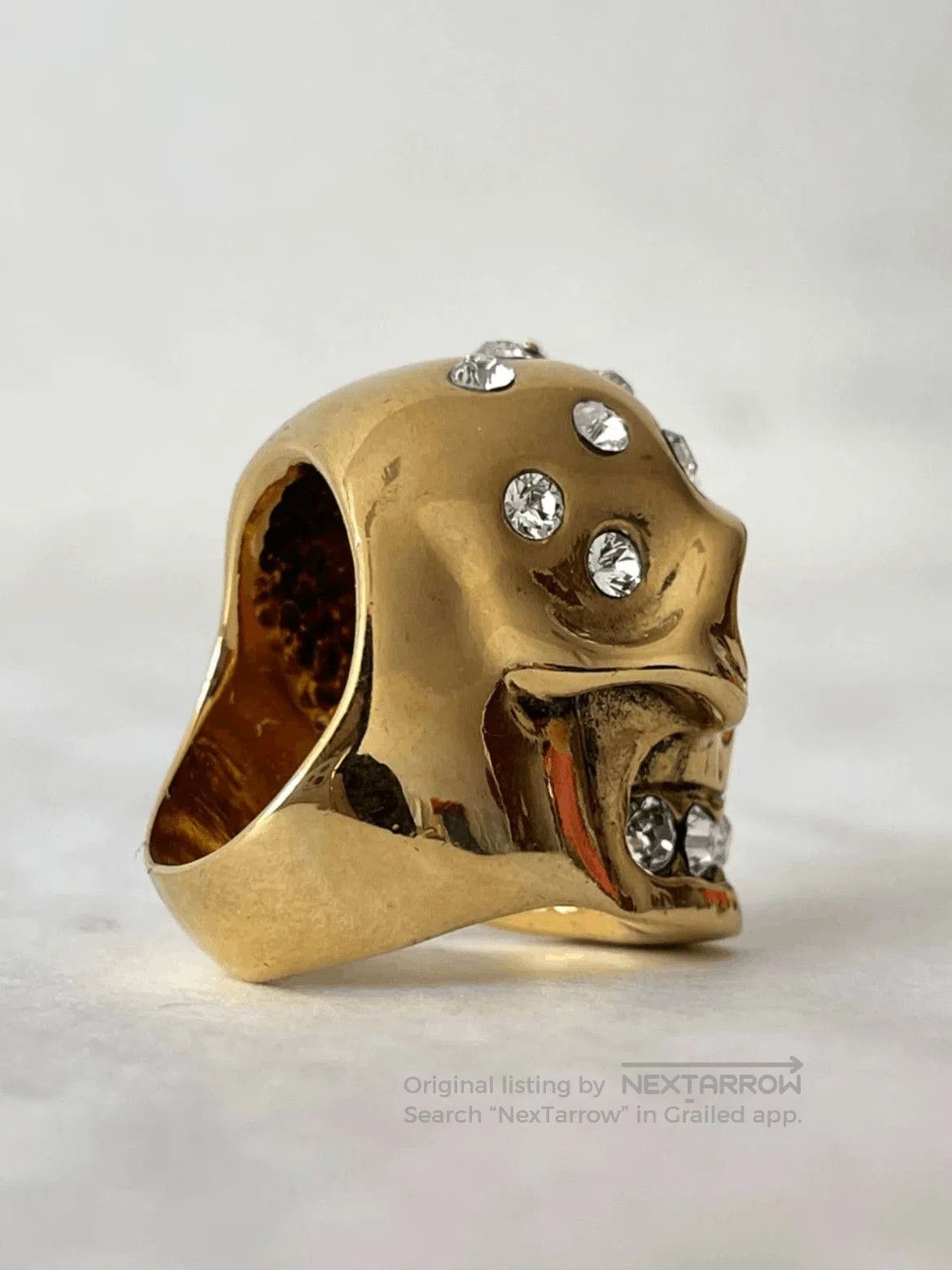 Alexander McQueen Alexander McQueen Ice Bee Skull Ring. Size ONE SIZE - 2 Thumbnail