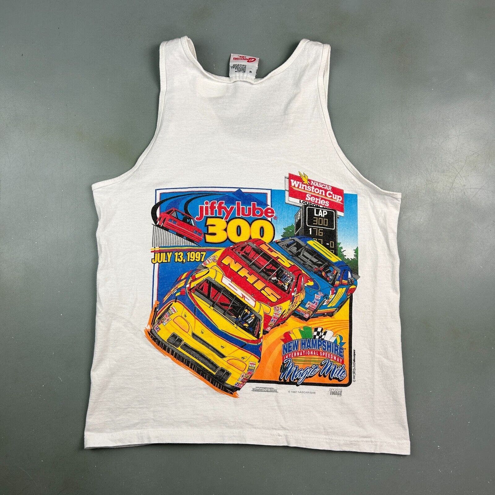 Vintage VINTAGE 90s | Jiffy Lube 300 Racing Sleeveless Tank M Size US M / EU 48-50 / 2 - 1 Thumbnail