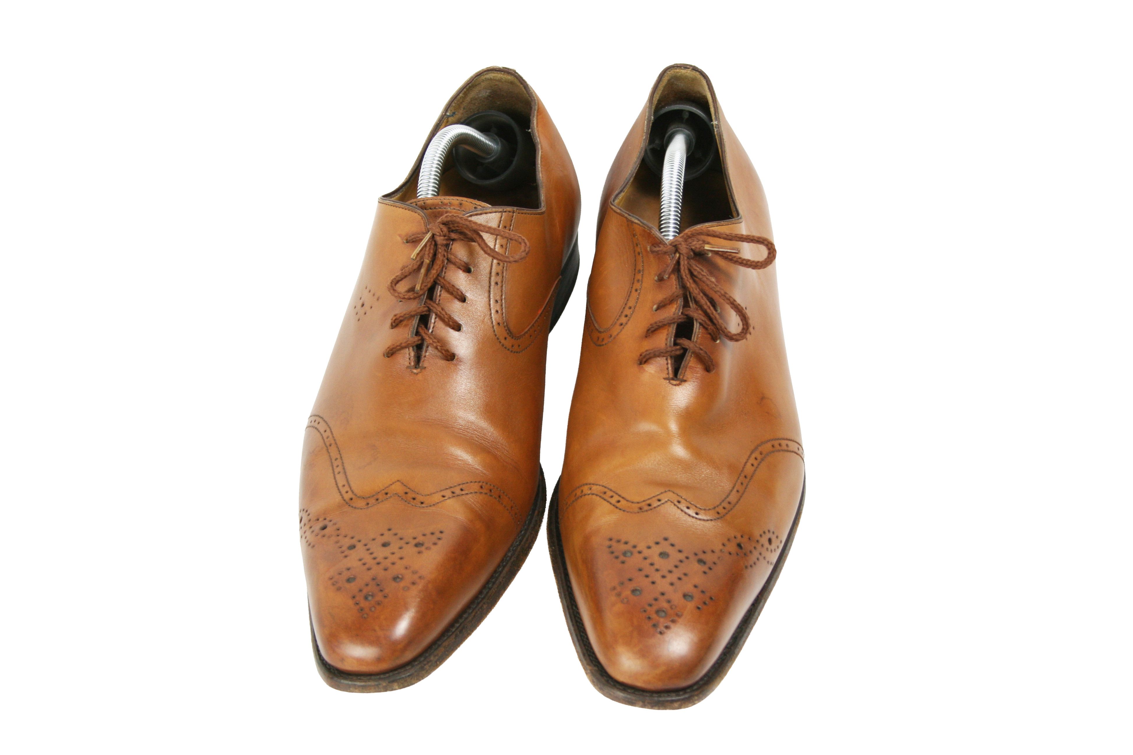 Carlos Santos Santiago Perforated Oxford Shoes Size US 12 / EU 45 - 9 Thumbnail