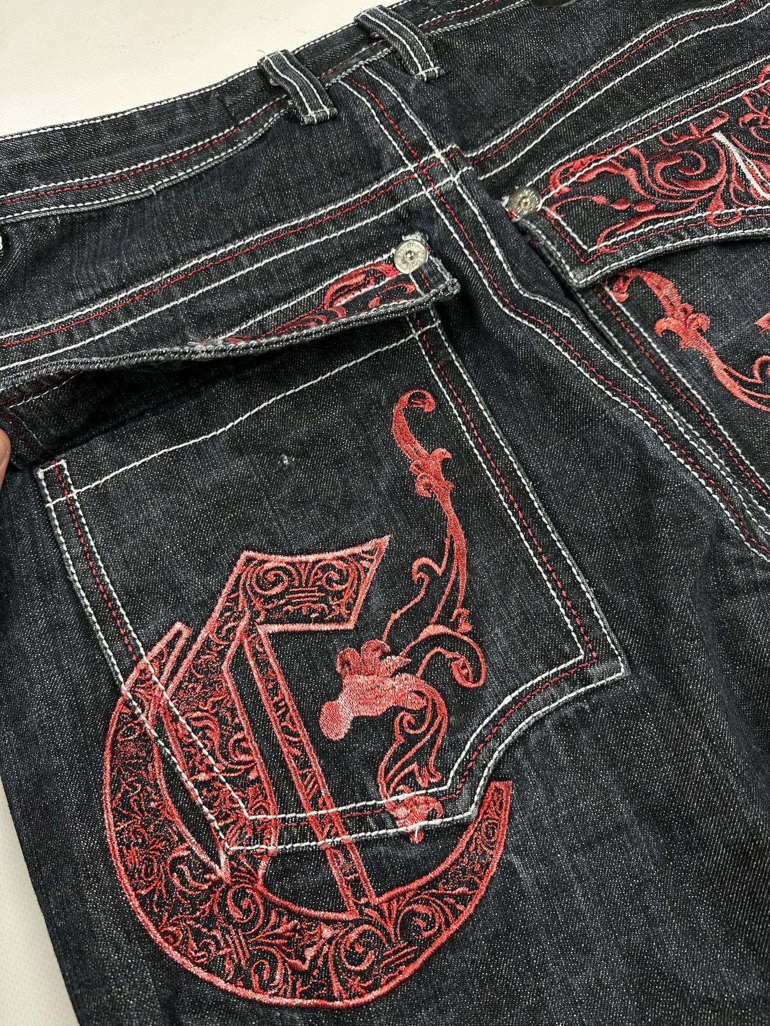JNCO Y2K rap Baggy Clench Jesse pinkman SouthPole style Jeans Size US 34 / EU 50 - 7 Thumbnail