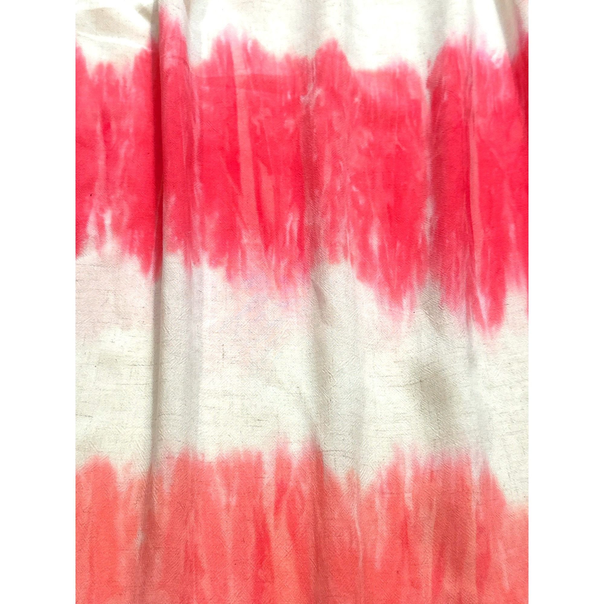 Other CCC Tie Dye Maxi Dress V Neck Short Sleeve Trendy Red White Size XL / US 12-14 / IT 48-50 - 6 Thumbnail