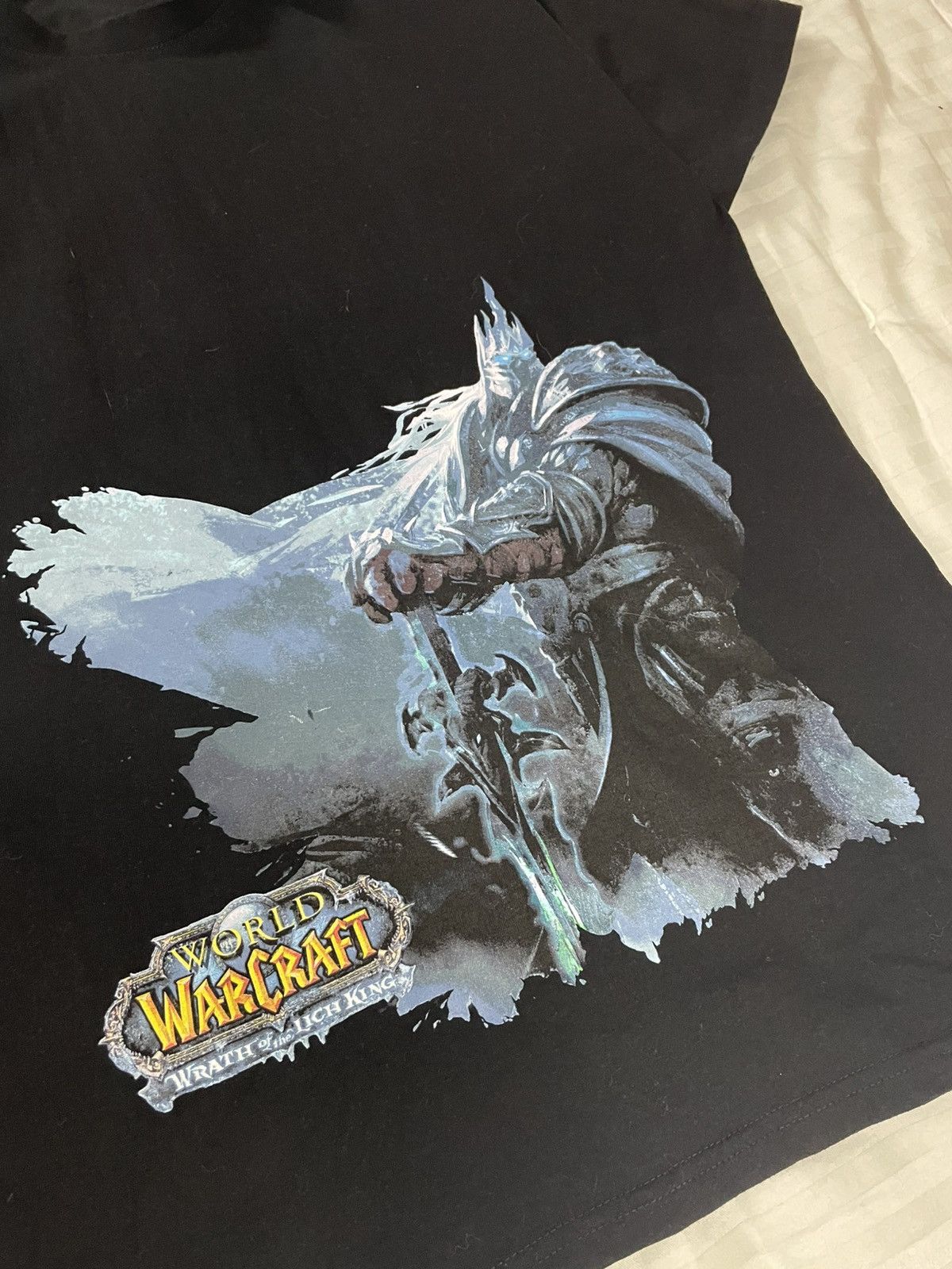 The Game Vintage Rare World WarCraft Wrath of the Lich King Merch Tee Size US L / EU 52-54 / 3 - 5 Thumbnail