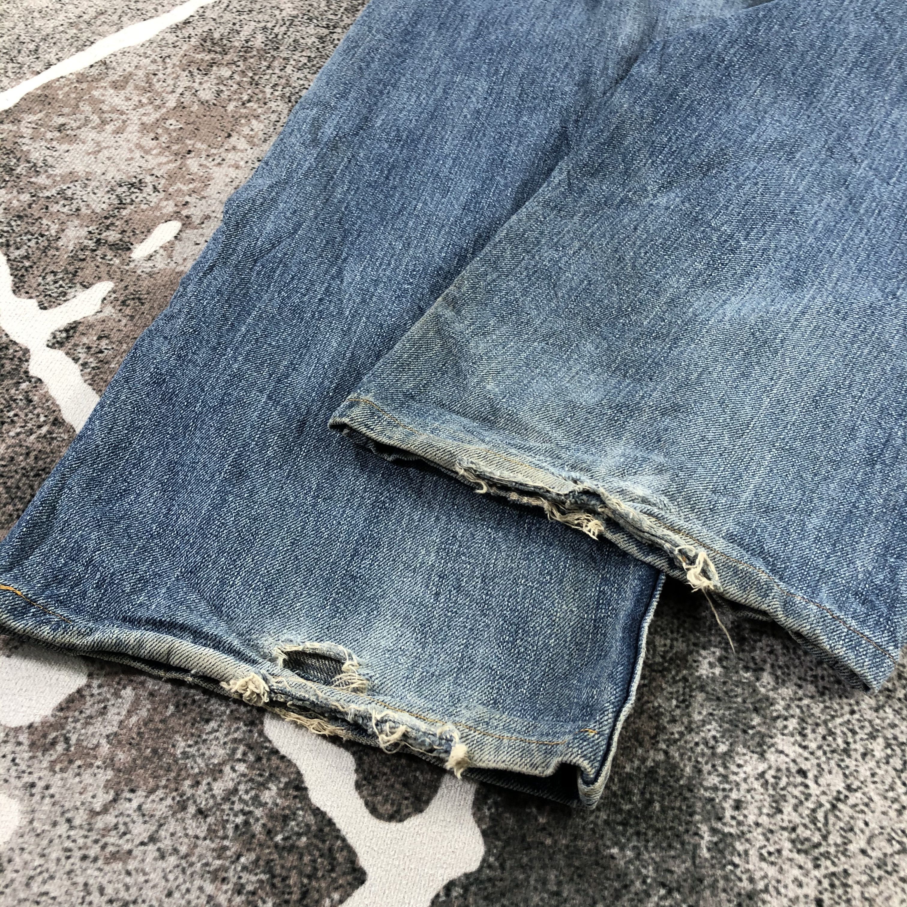 Levi's Vintage Levi's 503 Jeans Distress Faded Blue Denim KJ1457 Size US 31 - 6 Thumbnail