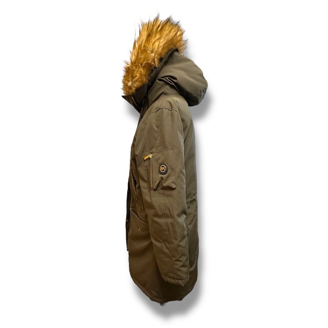Michael Kors Women’s L Micheal Kors Olive Faux Fur Down Filled Parka Size L / US 10 / IT 46 - 5 Thumbnail