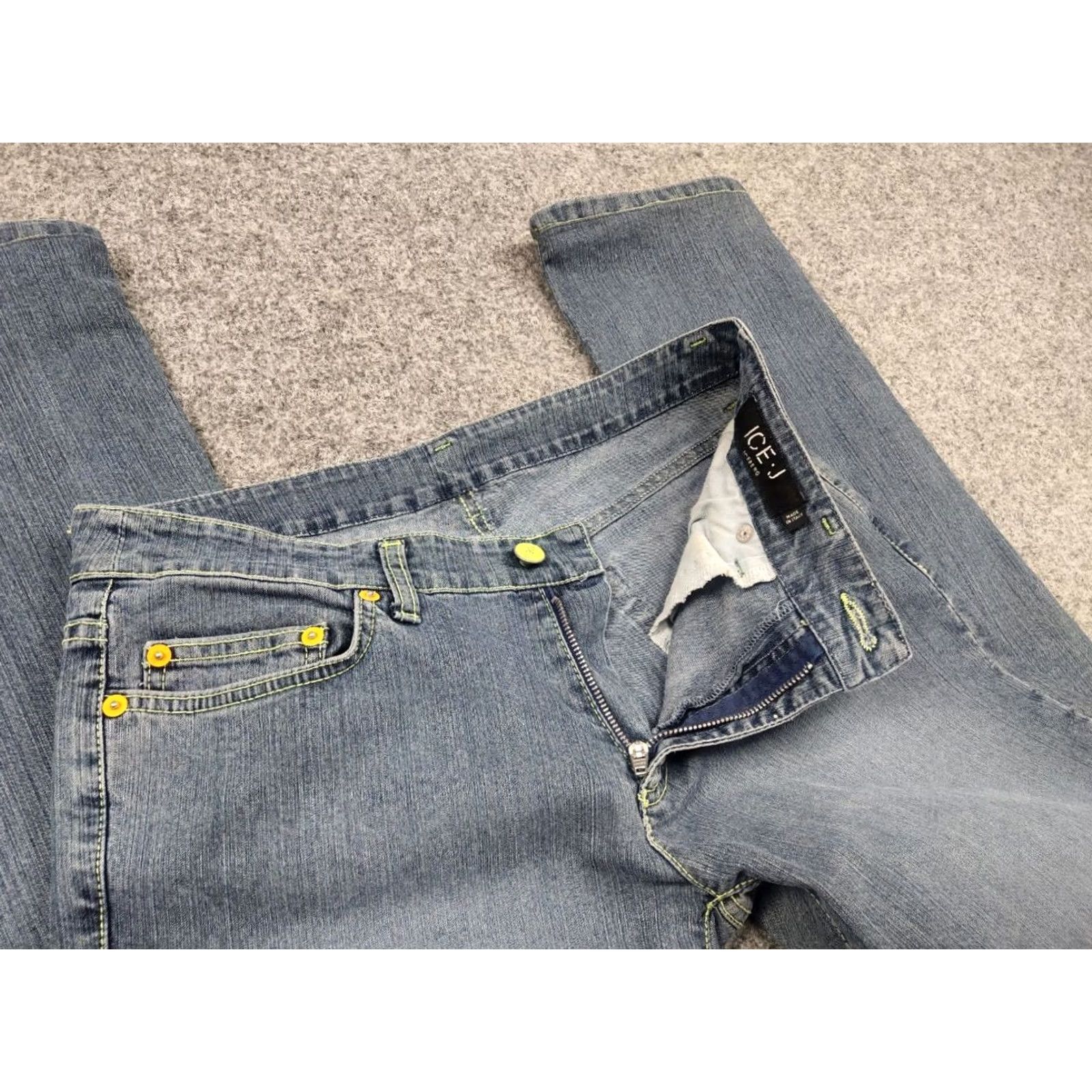 Vintage VINTAGE Iceberg Ice J Logo Blue Denim Jeans, 90s, Iceberg Ice, Jeans, 30, Men Size US 30 / EU 46 - 7 Thumbnail