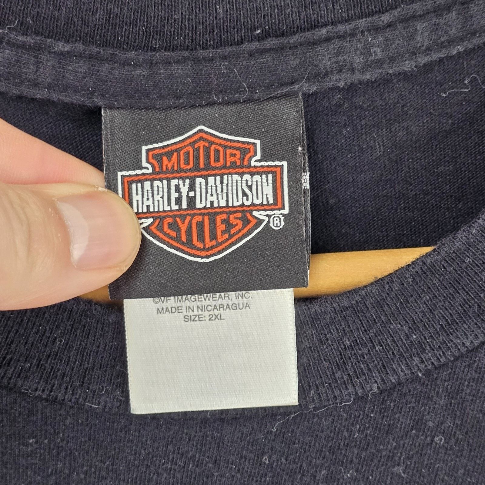 Harley Davidson Harley Davidson Shirt Mens XXL Eagle Lancaster Ca Biker Y2K Size US XXL / EU 58 / 5 - 6 Thumbnail