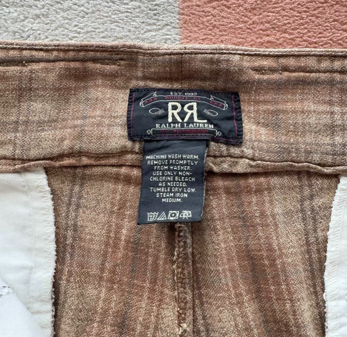 RRL Ralph Lauren RRL Ralph Lauren Double RL 3-Star Plaid Cargo Shorts K22 Size US 30 / EU 46 - 4 Thumbnail