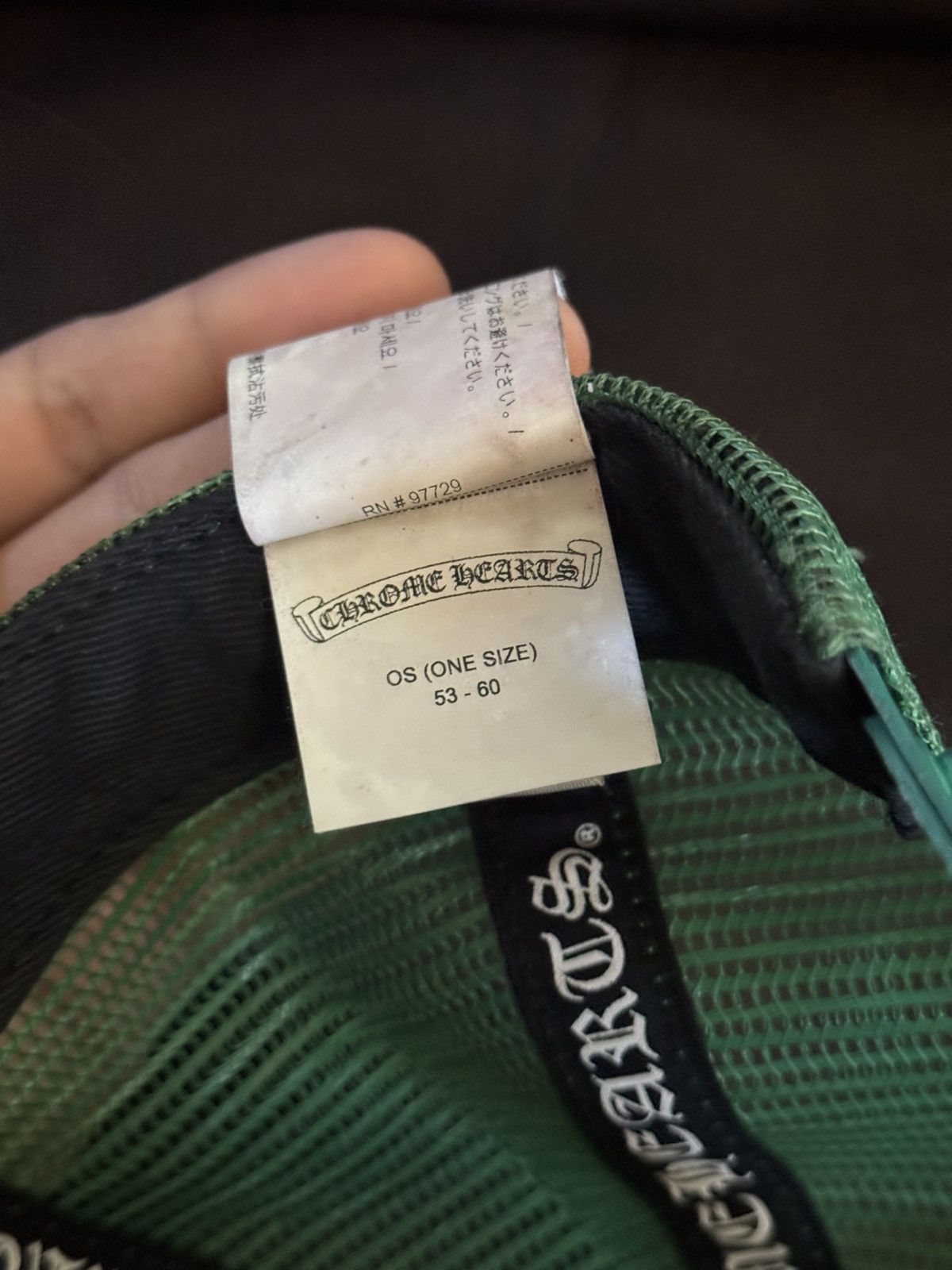 Chrome Hearts Chrome Hearts Green trucker hat Size ONE SIZE - 8 Thumbnail