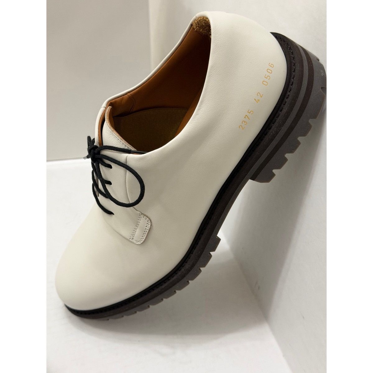 Common Projects COMMON PROJECTS WHITE DERBY SHOES Size US 9 / EU 42 - 6 Thumbnail