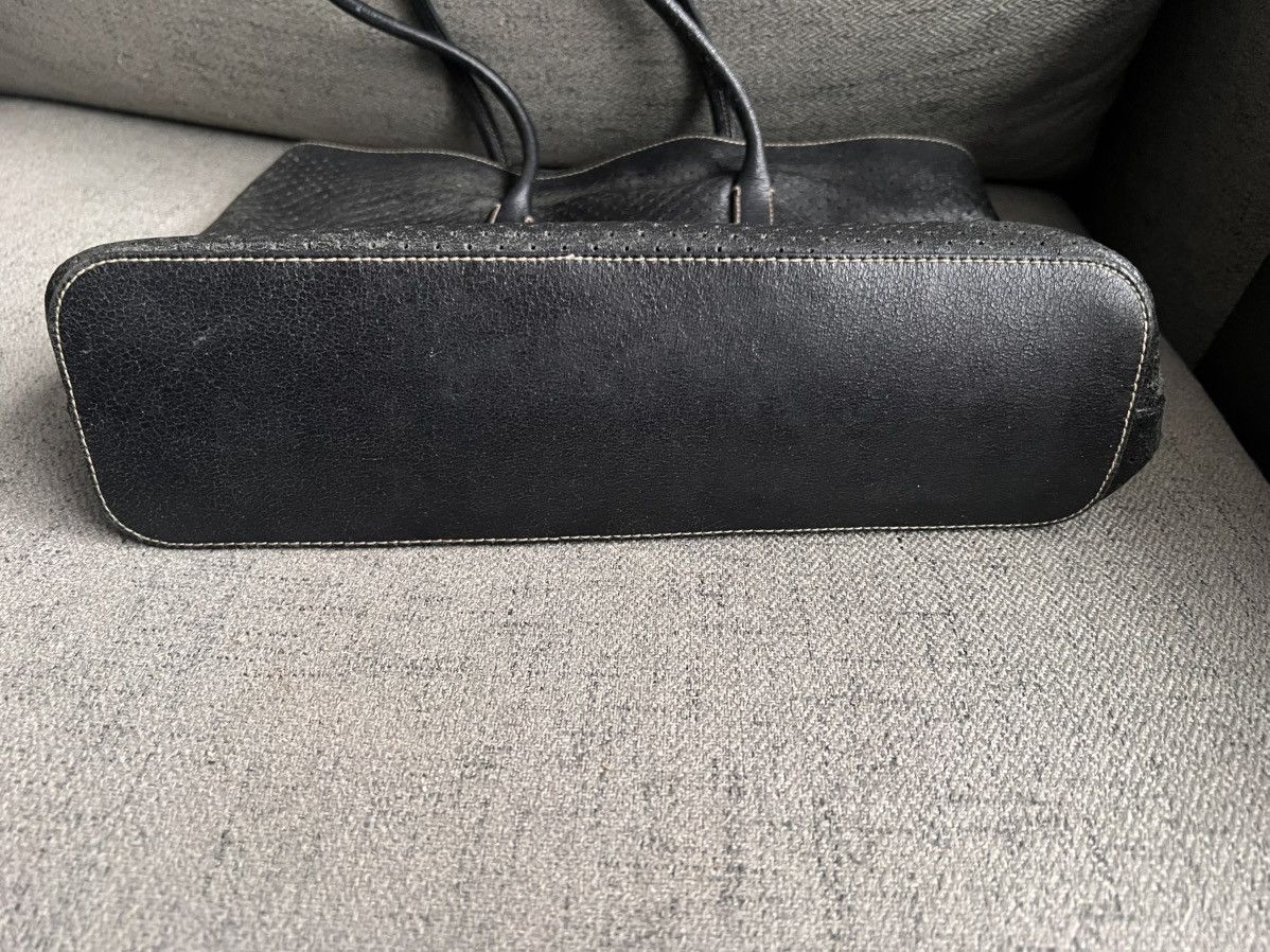 Prada Prada Perforated Leather Black shoulder tote bag Size ONE SIZE - 17 Thumbnail