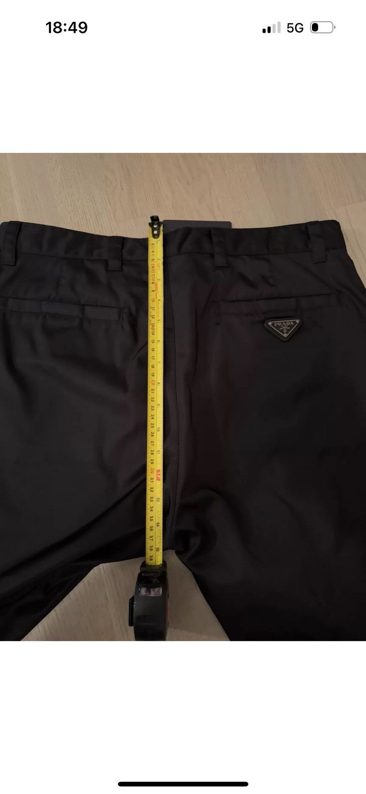 Prada PRADA nylon trousers STUDY REAL TAPE MEASUREMENTS IN PHOTIS Size US 32 / EU 48 - 8 Thumbnail