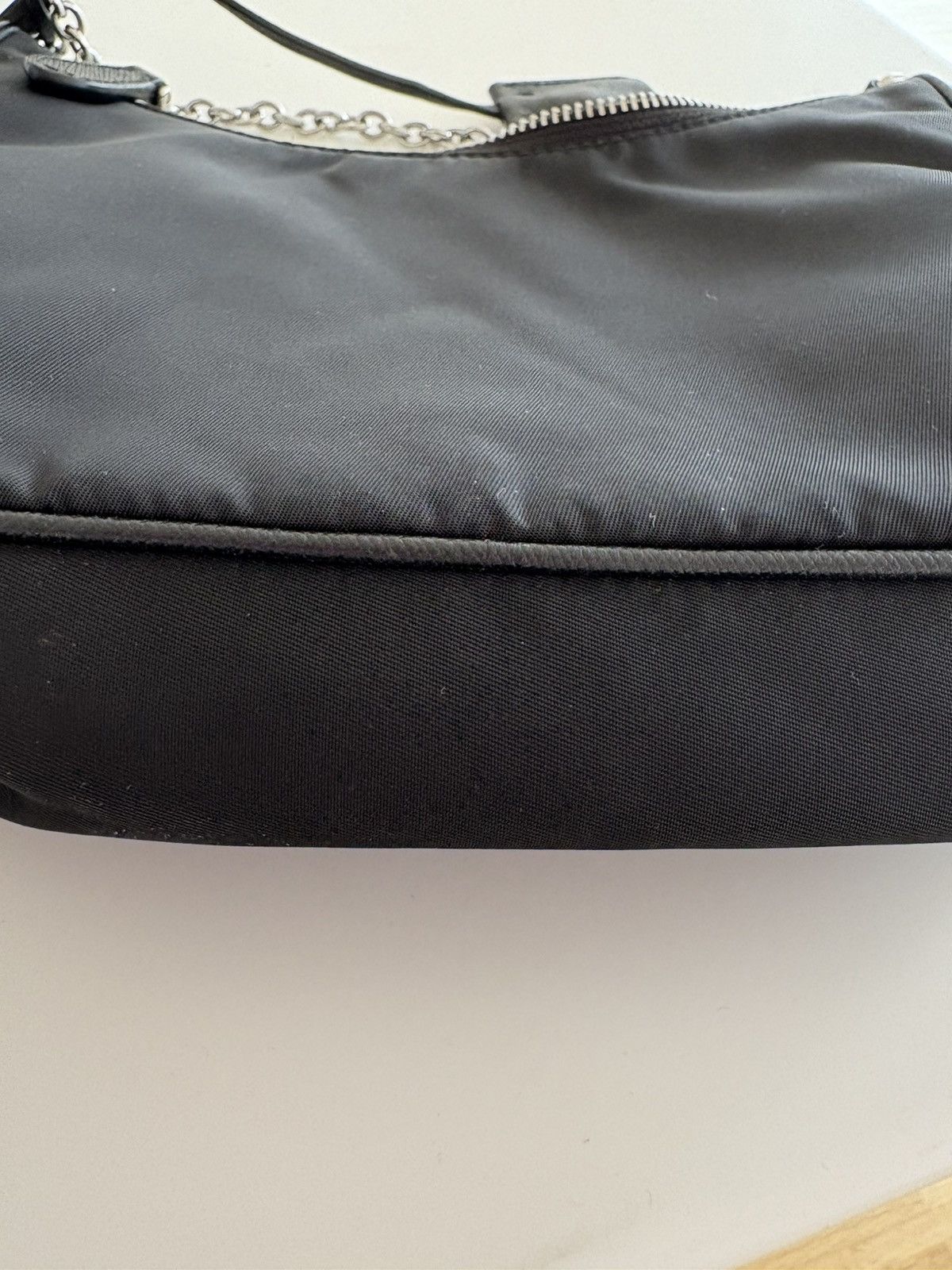 Prada Re-edition 2005 cloth handbag Prada Black Size ONE SIZE - 11 Thumbnail