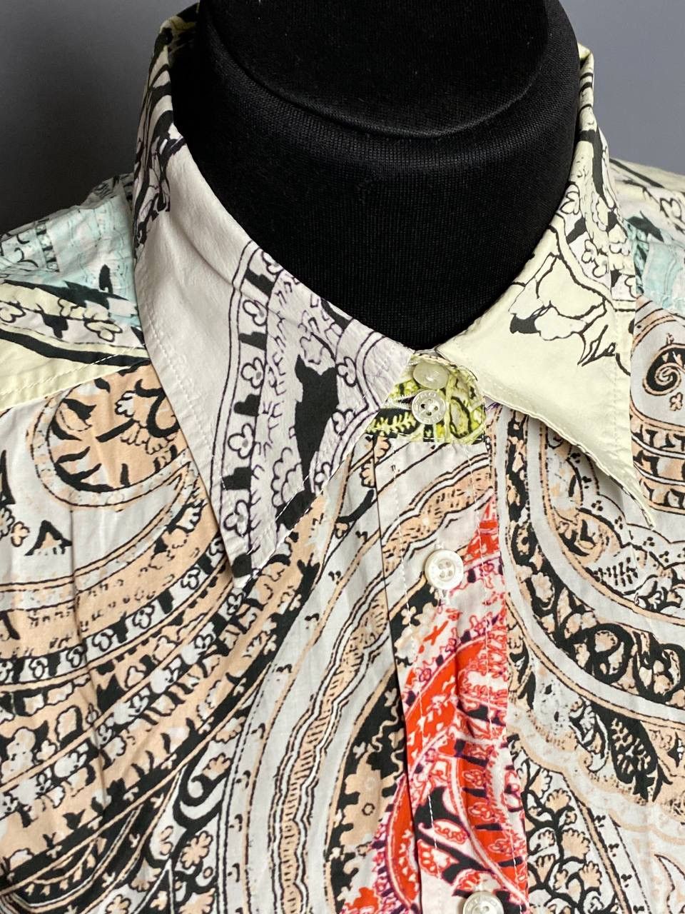 Etro Etro Womens Paisley Button-Up Shirt Long Sleeve Size 46 M/L Size US M / EU 48-50 / 2 - 4 Thumbnail