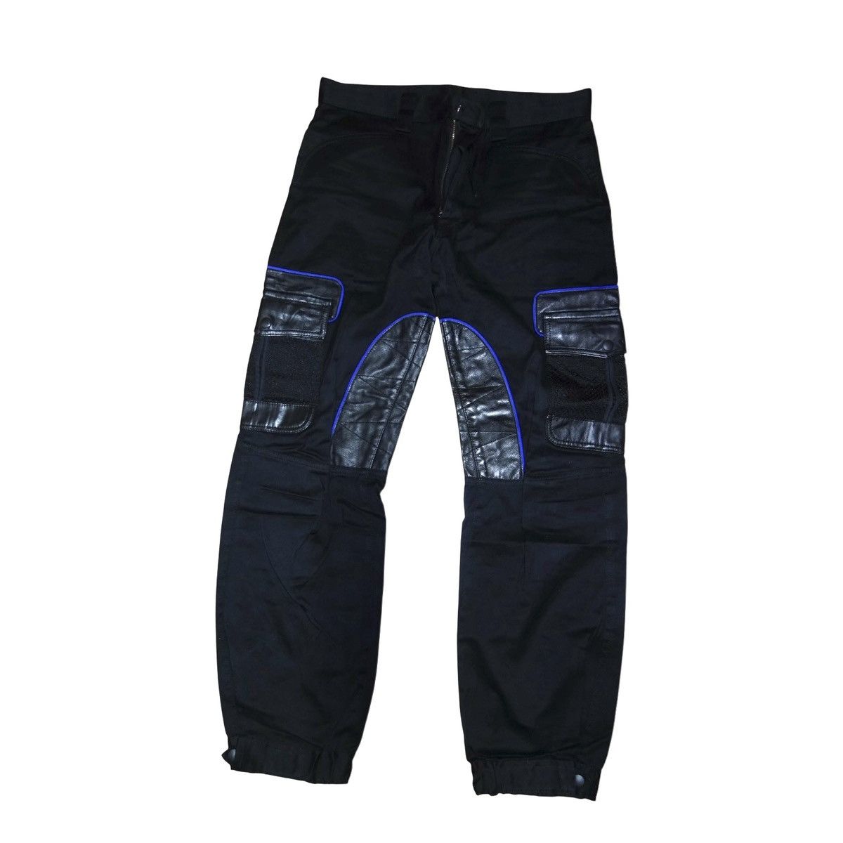 Issey Miyake Issey Miyake cargo leather biker pants Size US 32 / EU 48 - 1 Thumbnail