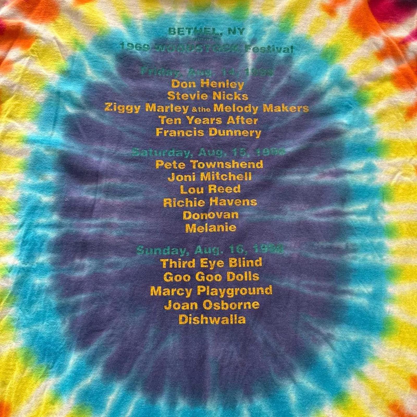 Other Vintage A Day In The Garden Music Festival 90s Tie Dye T XL Size US XL / EU 56 / 4 - 8 Thumbnail
