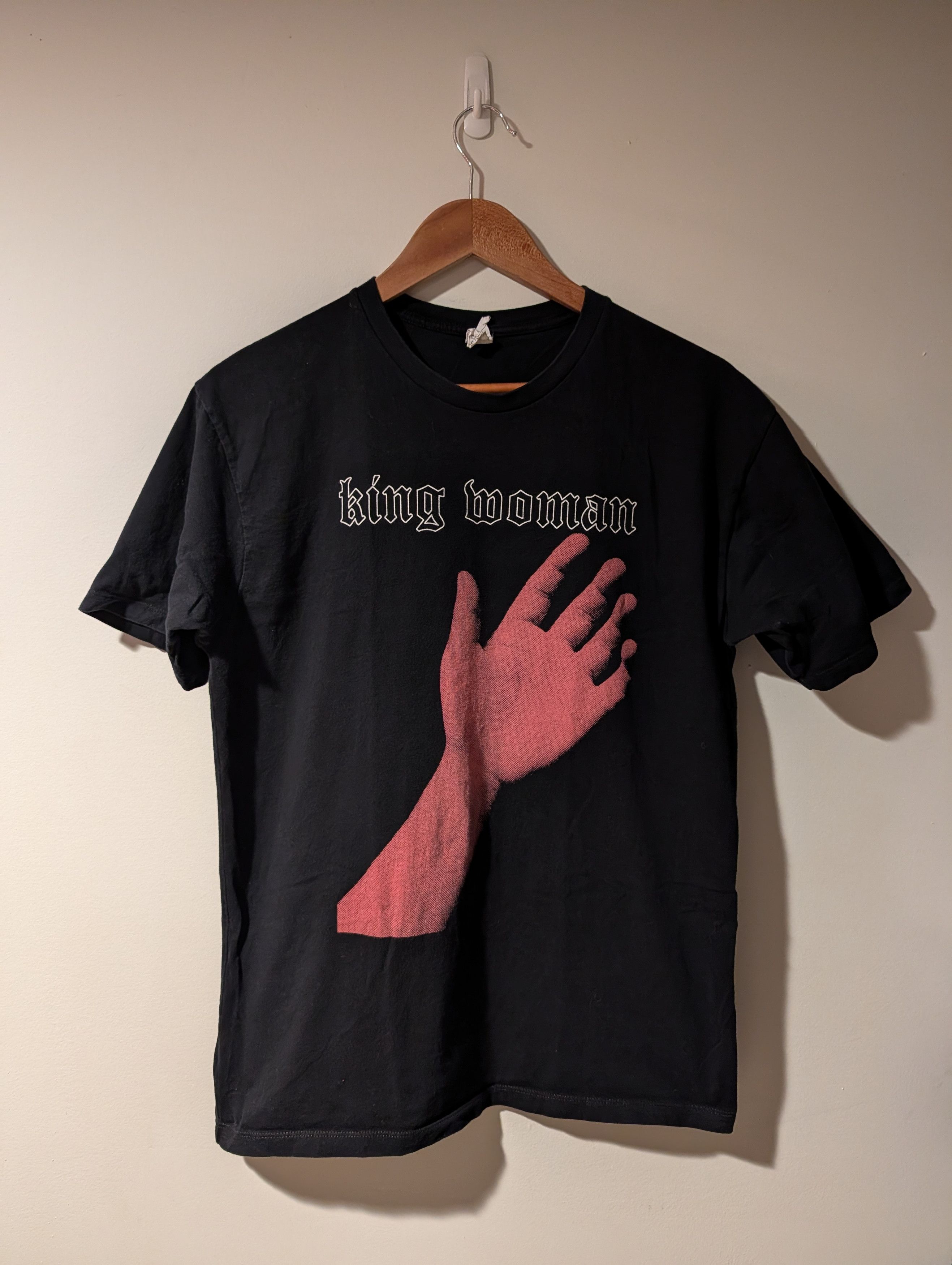 Band Tees Vintage 2010's King Woman Band Hand Pray Black Large T-Shirt Size US L / EU 52-54 / 3 - 1 Thumbnail