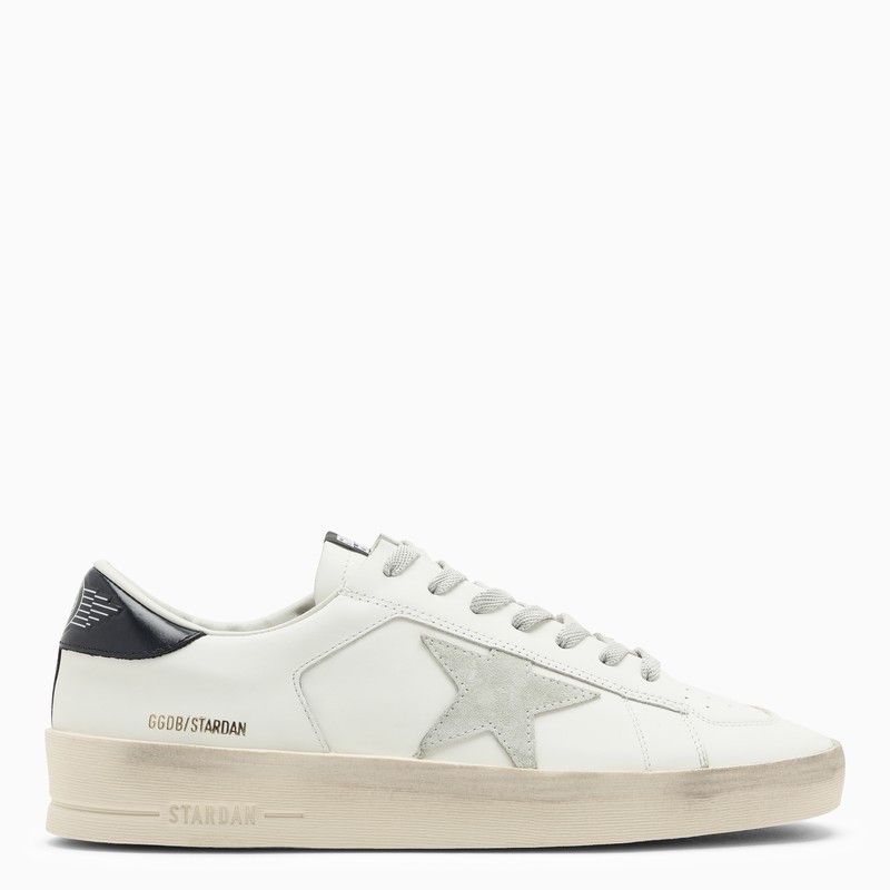 image of Golden Goose White Stardan Sneakers, Men's (Size 8)