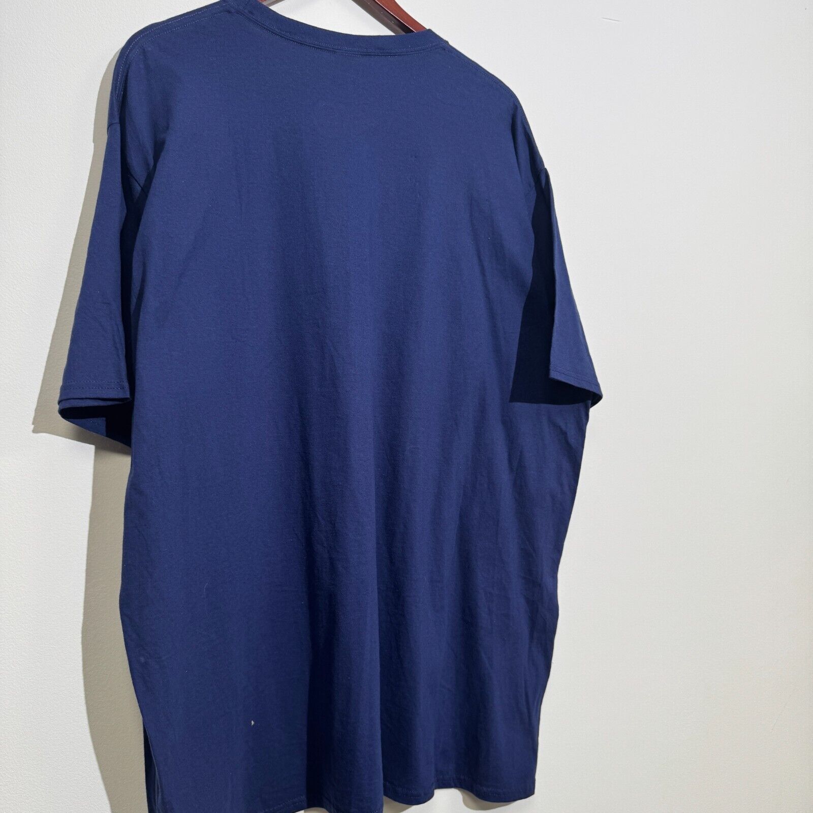 Vintage Vintage Unisex Navy Blue Cotton T-Shirt Size XXXL 90s Size US M / EU 48-50 / 2 - 7 Thumbnail