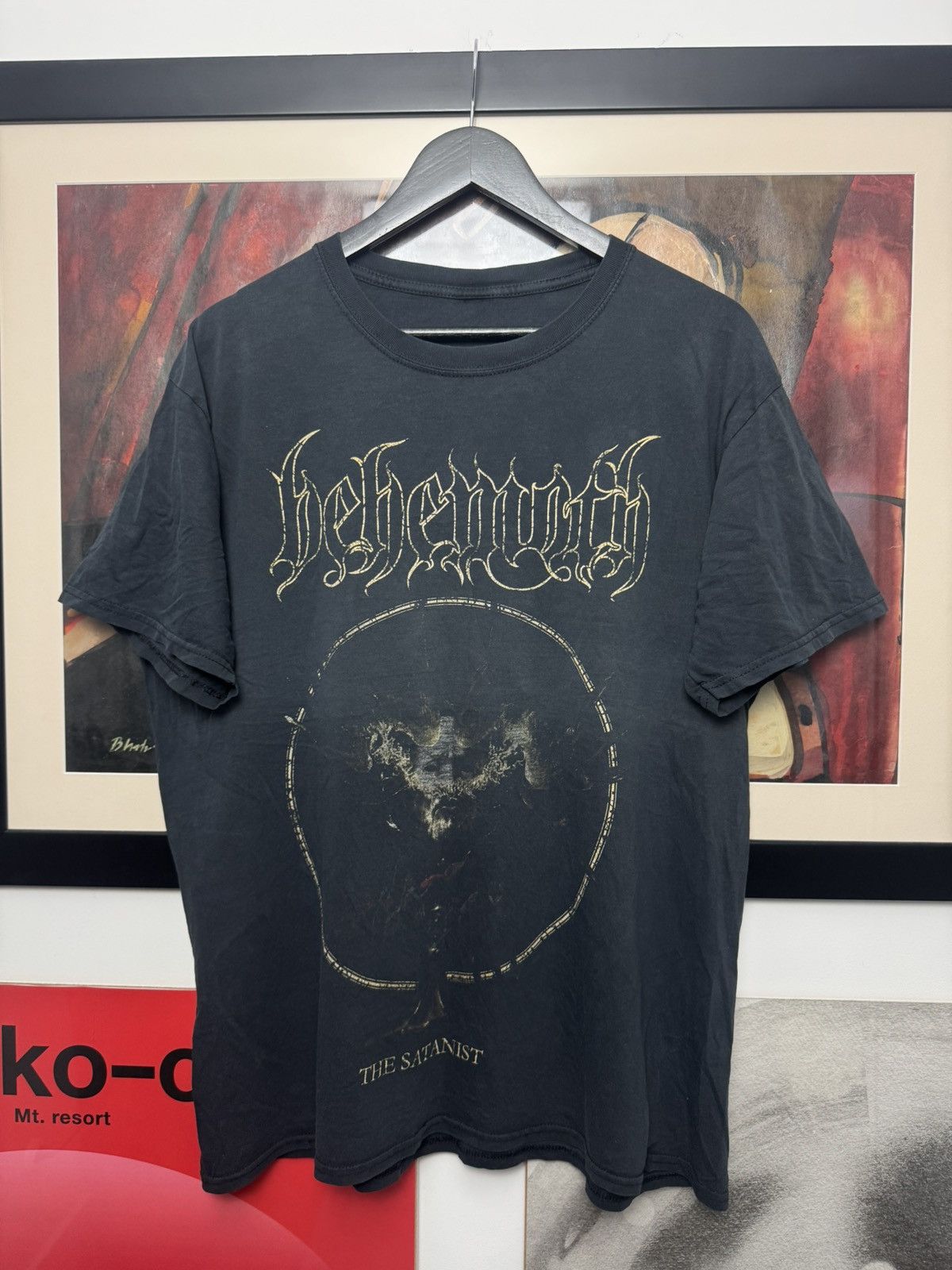 Band Tees Behemoth Vintage Metal Band Washed Trashed Rare Tee Satanist Size US XL / EU 56 / 4 - 1 Thumbnail