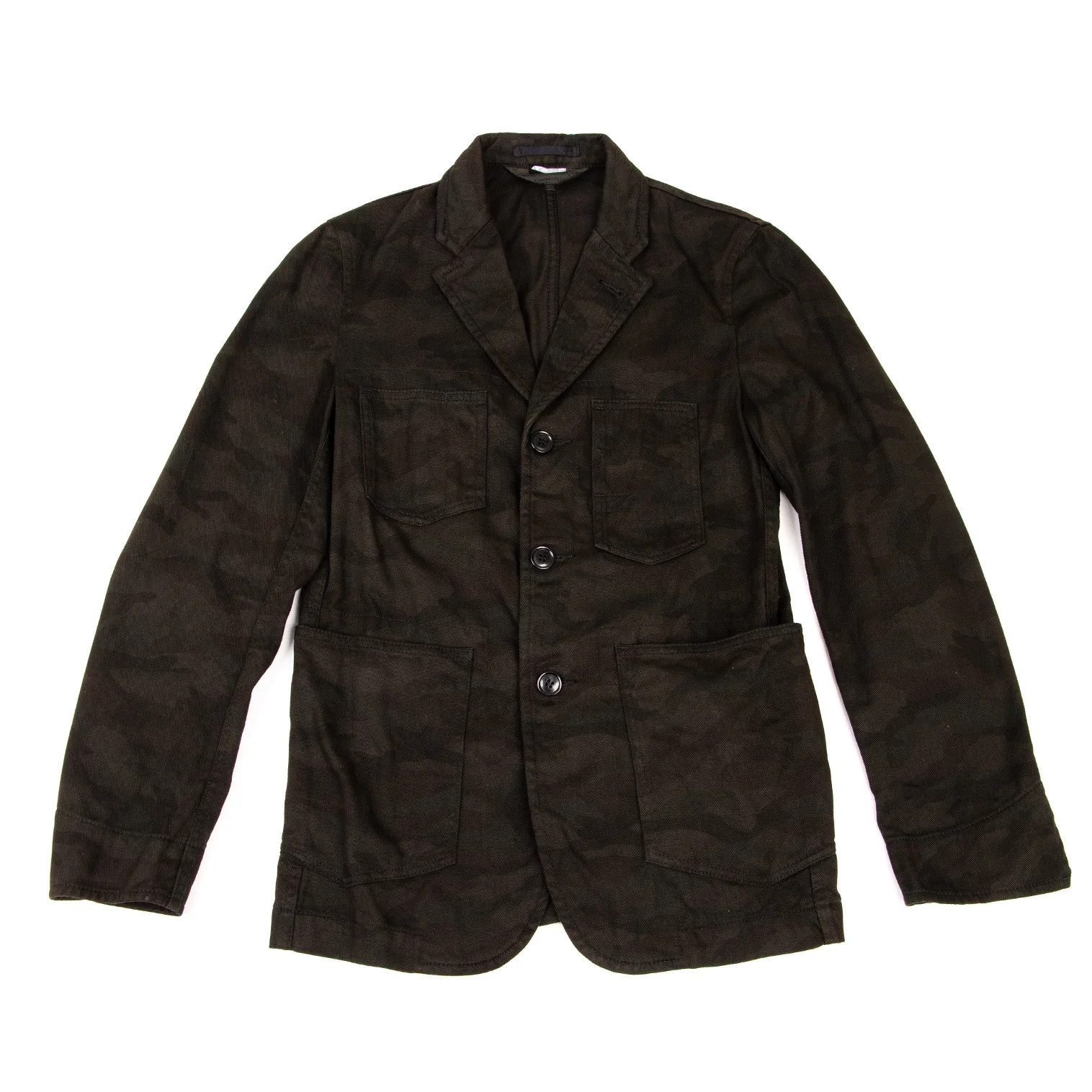 Comme des Garcons Homme Plus Cotton Camouflage Pocket Design Jacket in Dark Brown/Green Size US S / EU 44-46 / 1 - 1 Preview