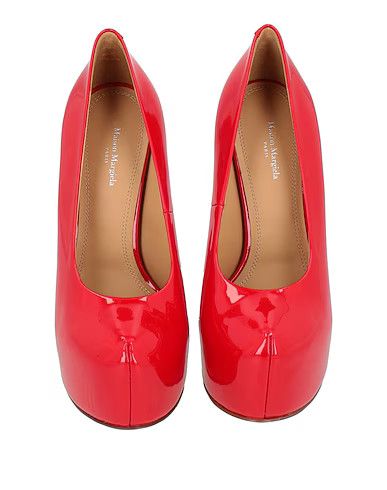 Maison Margiela oc11z1225 Patent Leather Platform Pumps in Red Size US 6 / IT 36 - 4 Thumbnail