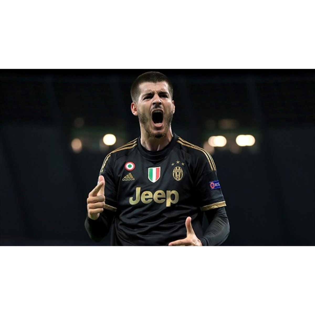 Adidas Morata Juventus 2015 2016 Third UEFA Soccer Jersey Shirt M Size US M / EU 48-50 / 2 - 9 Thumbnail