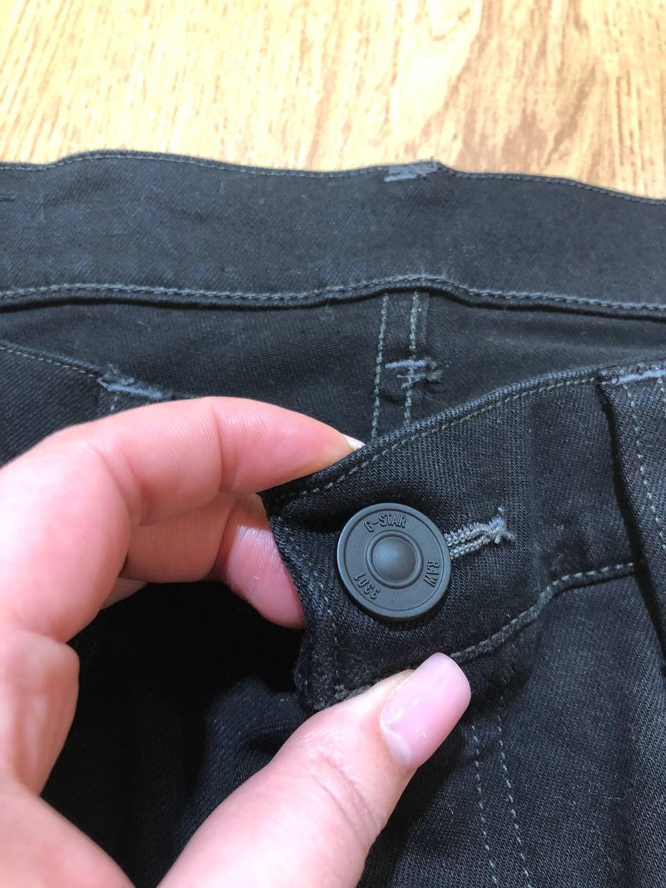 G-Star G-STAR 3301 Super Slim Jeans Stretch Button Fly Denim Black Size US 38 / EU 54 - 5 Thumbnail