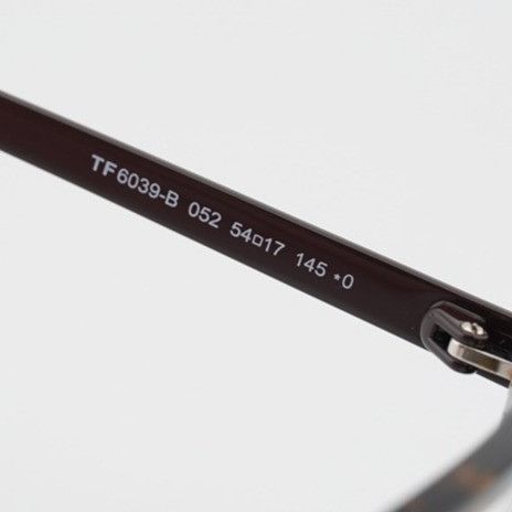 Tom Ford Tom Ford FT6039-B 052 Eyeglasses Dark Havana 54mm Rectangle Size ONE SIZE - 7 Thumbnail
