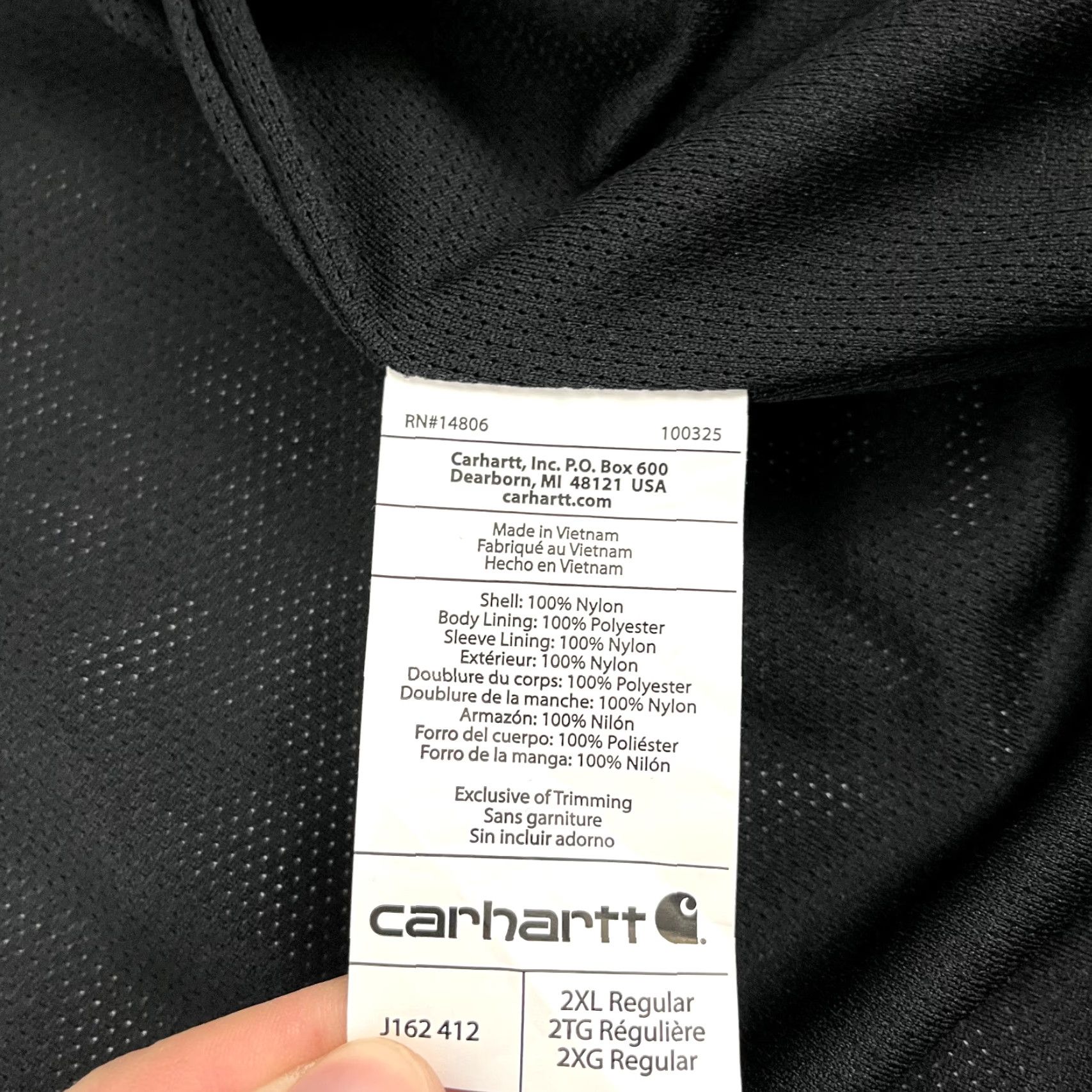 Carhartt Carhartt Jacket Mens 2XL Blue Shoreline Storm Defender Rain Workwear Size US XXL / EU 58 / 5 - 5 Thumbnail