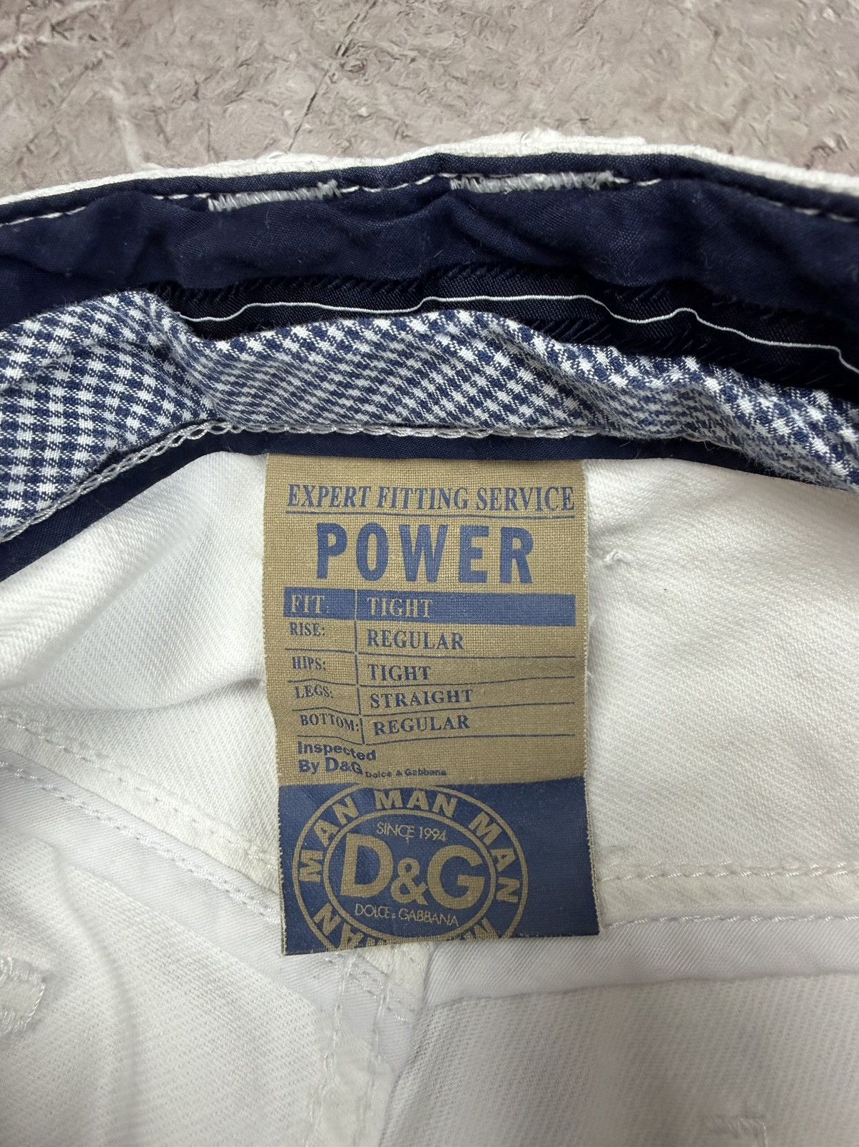 Dolce & Gabbana Dolce & Gabbana White Jeans Cinch Back Size US 34 / EU 50 - 12 Thumbnail