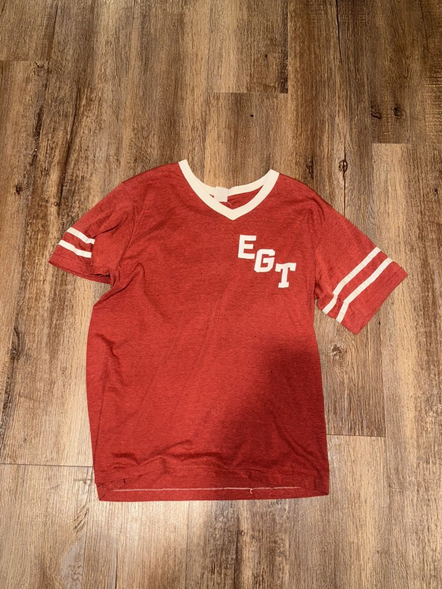 Other Vintage EGT Athletic Ringer Tee (Red) Size US M / EU 48-50 / 2 - 1 Thumbnail