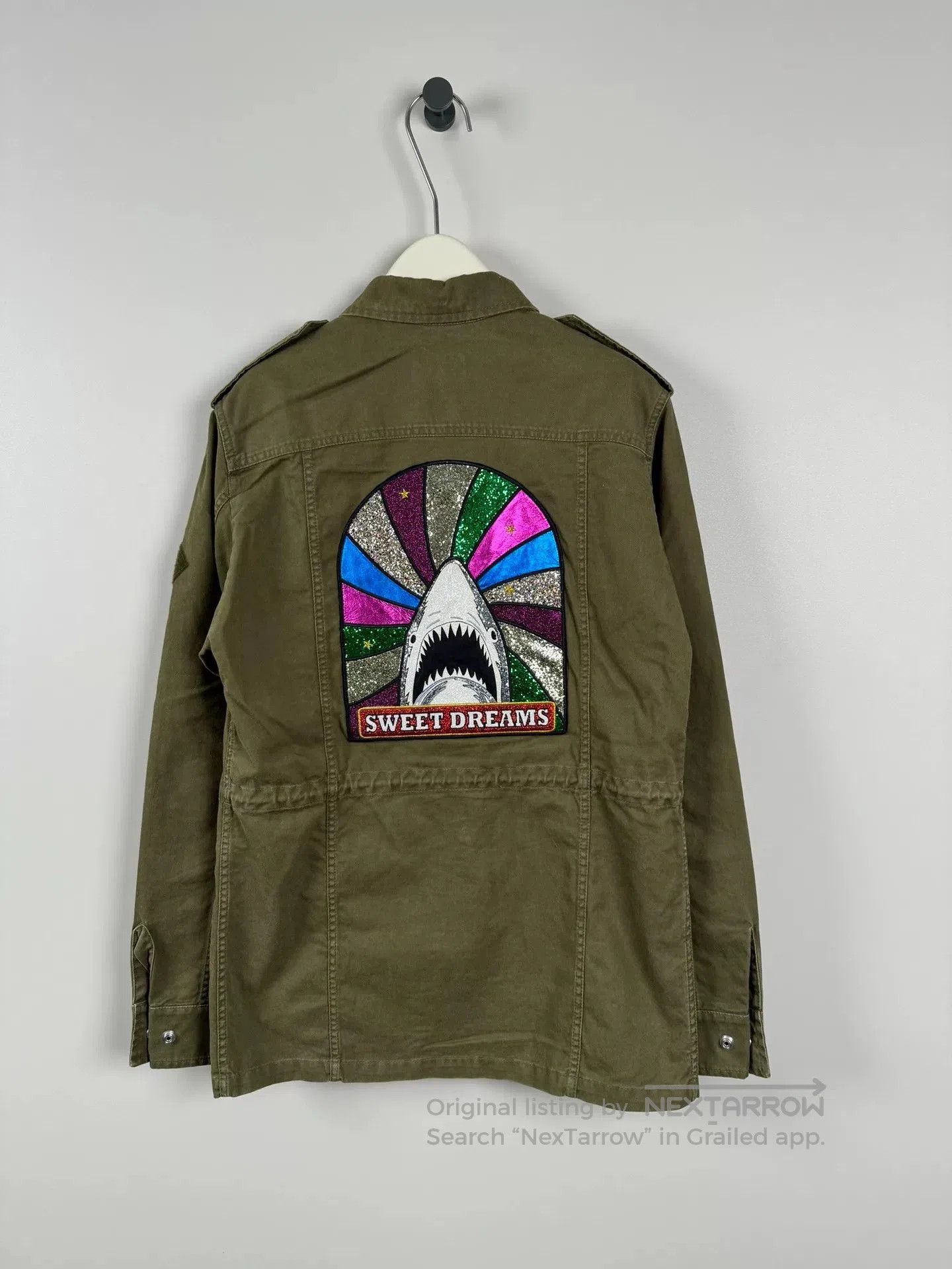 Saint Laurent Paris Saint Laurent Shark Work Jacket in Olive Green. Size US L / EU 52-54 / 3 - 2 Thumbnail