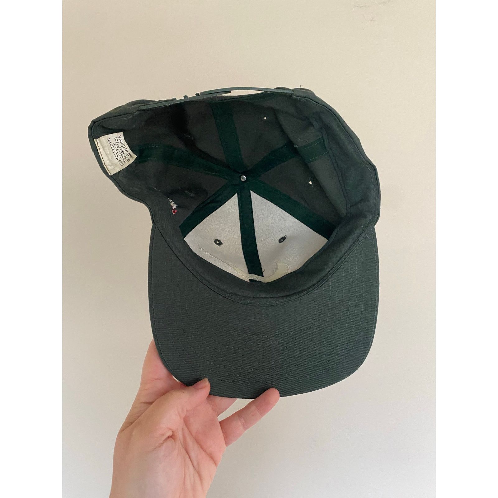 Nike × Vintage Vintage Nike Golf Hat Cap Snapback Green Big Swoosh Size ONE SIZE - 6 Thumbnail