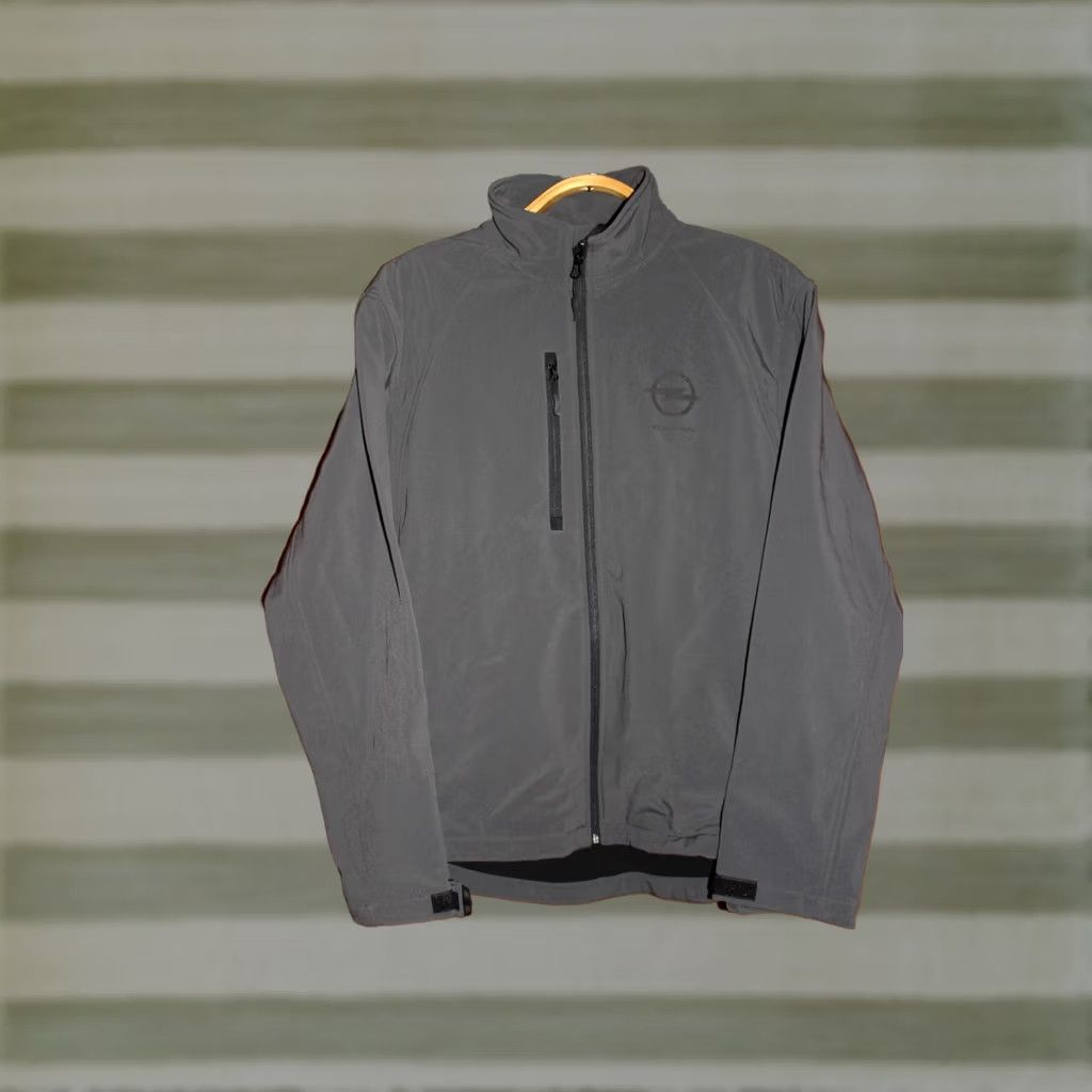 Vintage VINTAGE Opel Team Jacket Softshell Grey Russell - size L Mens Grey Softshell Jacket 58cm Pit to Pit 68-73 cm Size US L / EU 52-54 / 3 - 1 Thumbnail