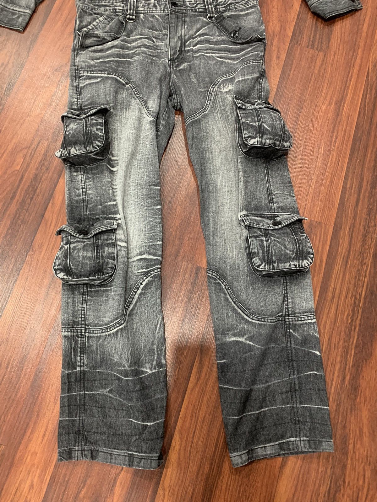 Multipocket Lowbox Overall Denim