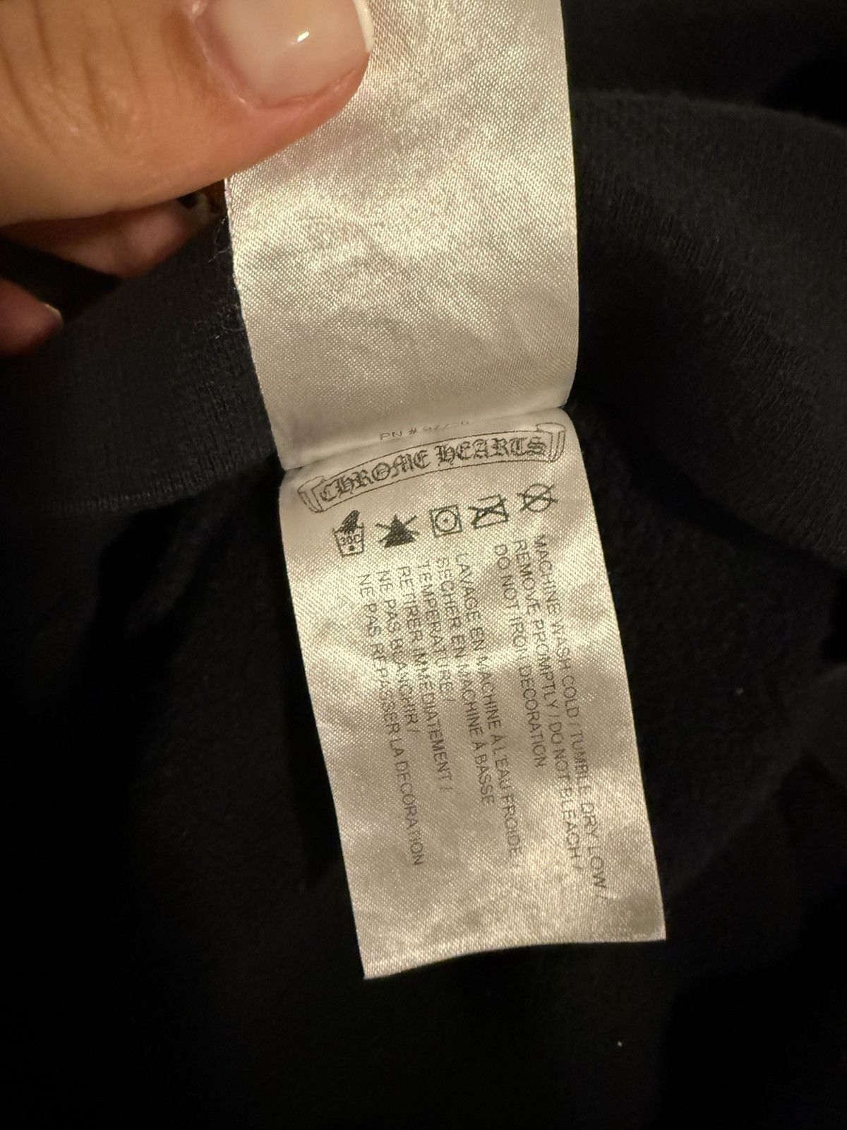Chrome Hearts Chrome Hearts Silver Glitter Hoodie Black Size US M / EU 48-50 / 2 - 10 Thumbnail