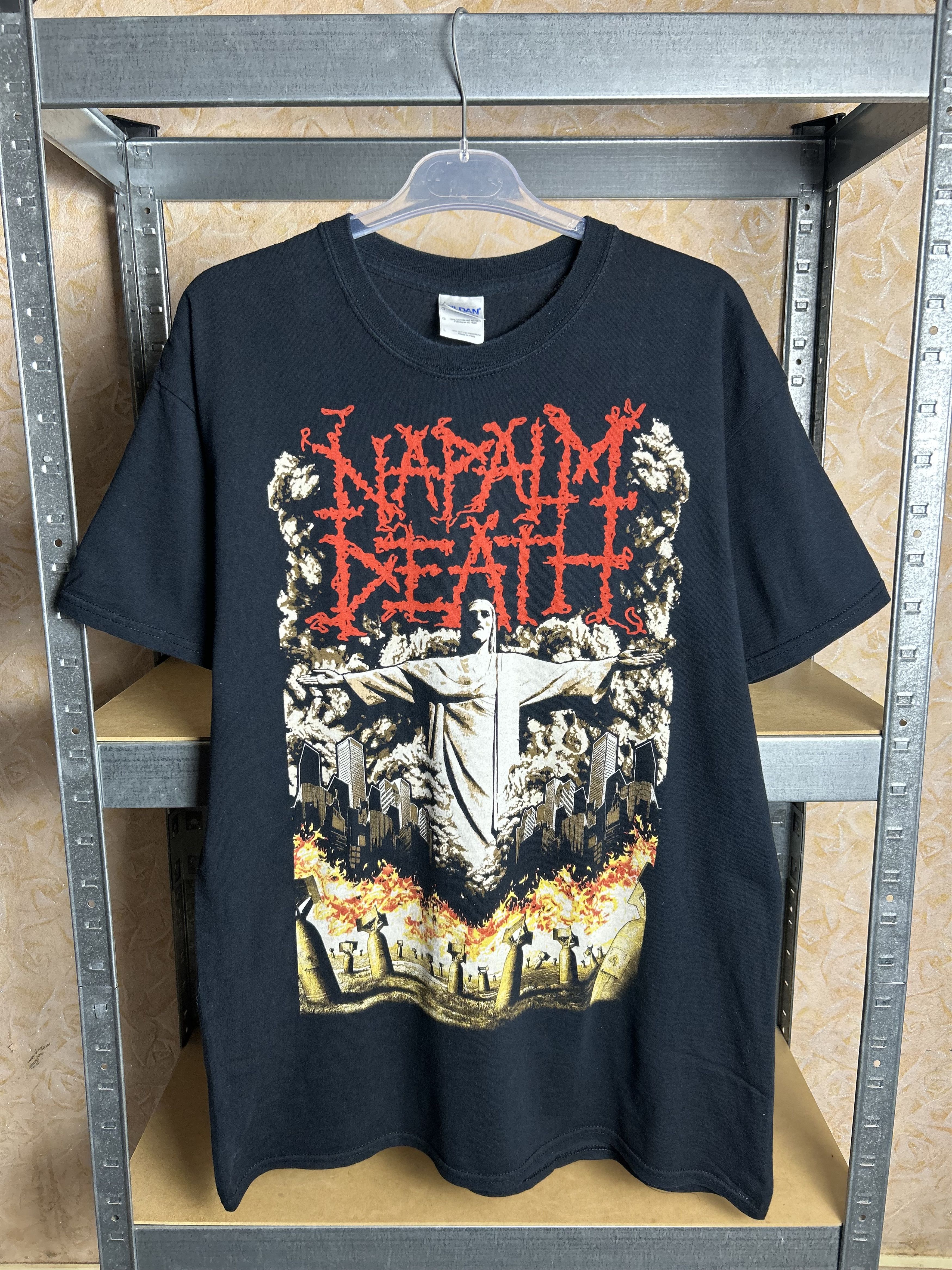 Band Tees Vintage 2000s Napalm Death Rock Band T-shirt Size US L / EU 52-54 / 3 - 1 Thumbnail