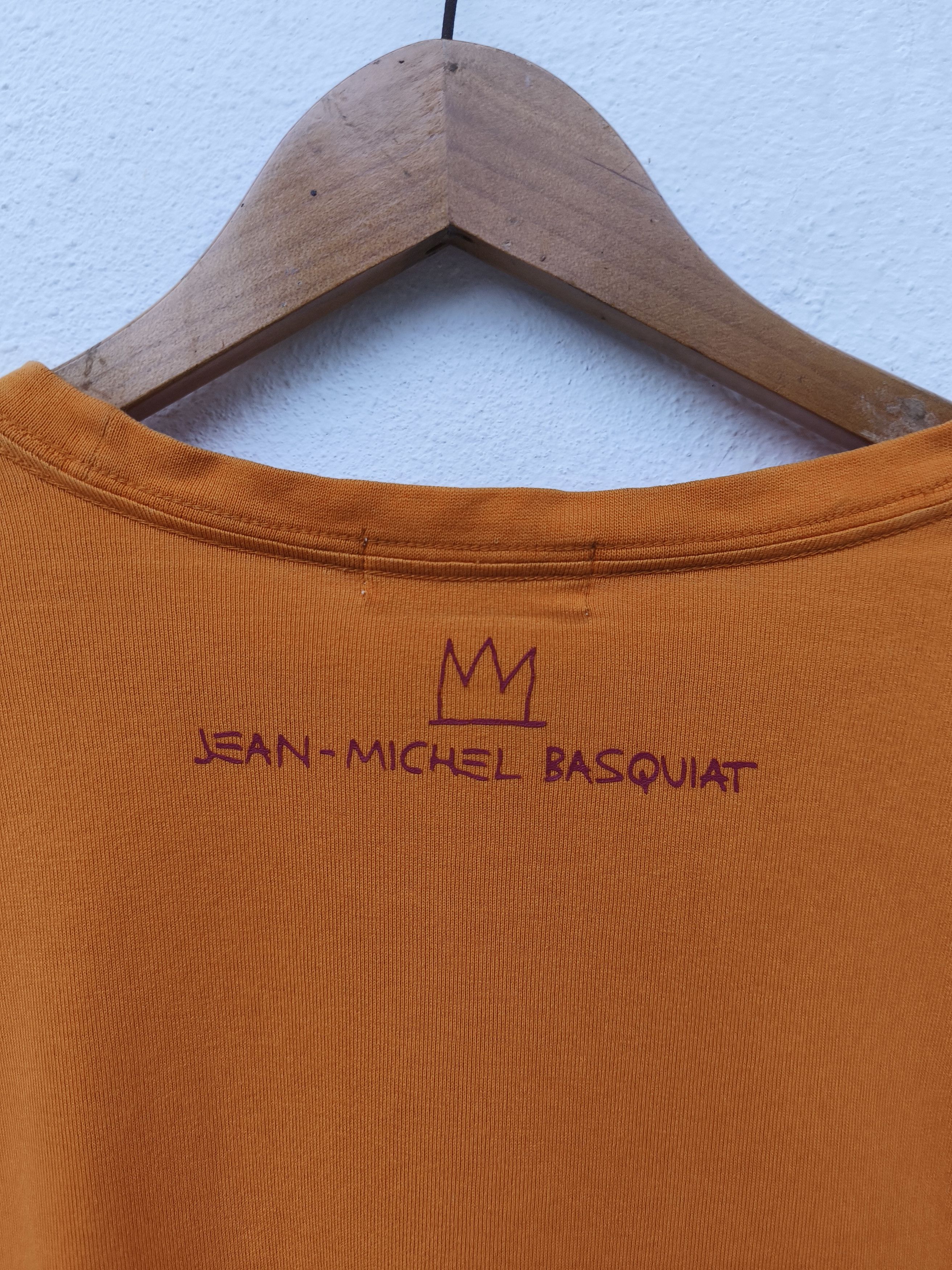 Jean-Michel Basquiat 🔥 Vintage Jean Michel Basquiat t shirt art long sleeve Size US L / EU 52-54 / 3 - 3 Thumbnail