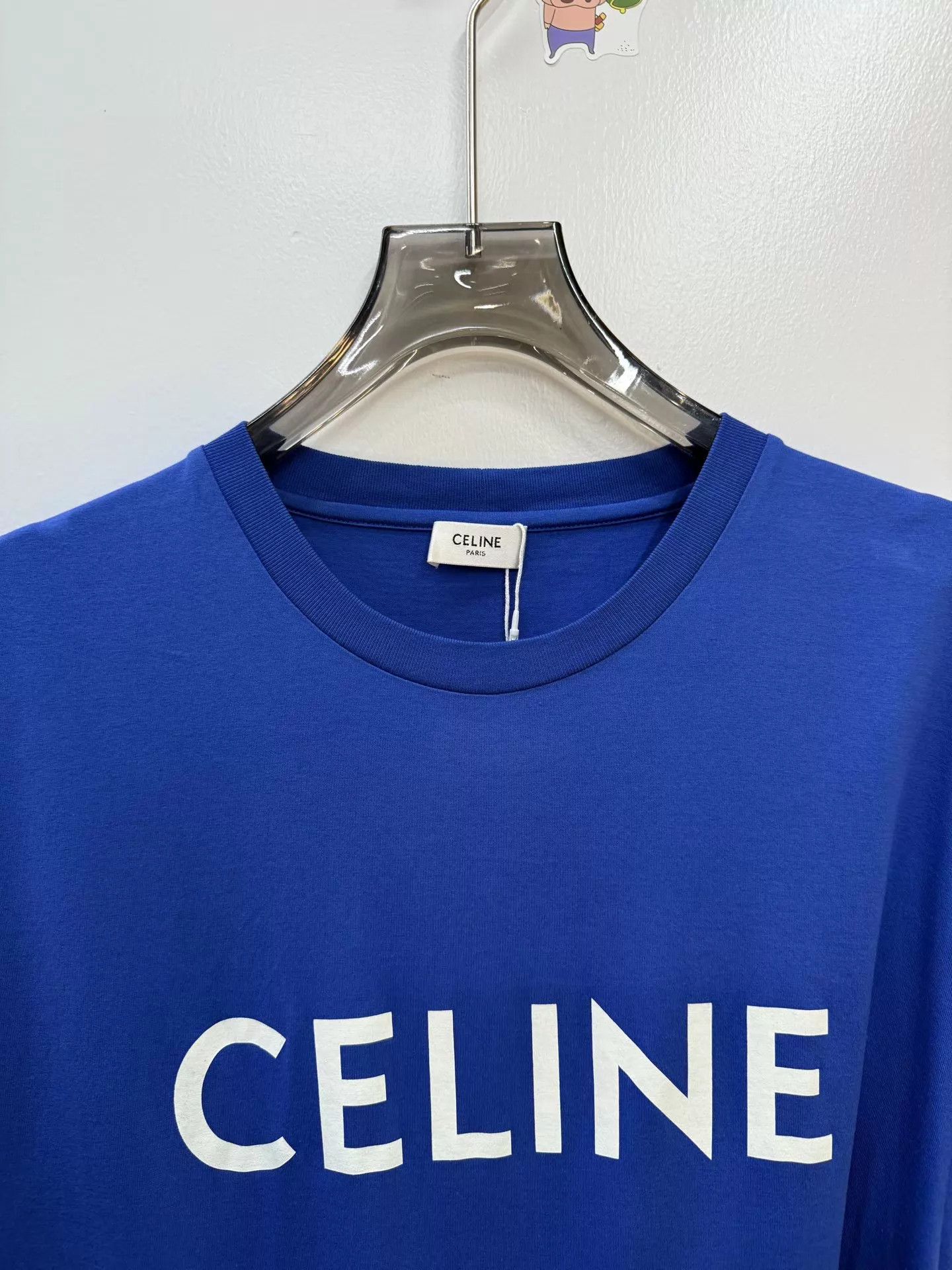 Celine Celine Classic Logo Blue Short Sleeve Tee L Size L / US 10 / IT 46 - 2 Thumbnail