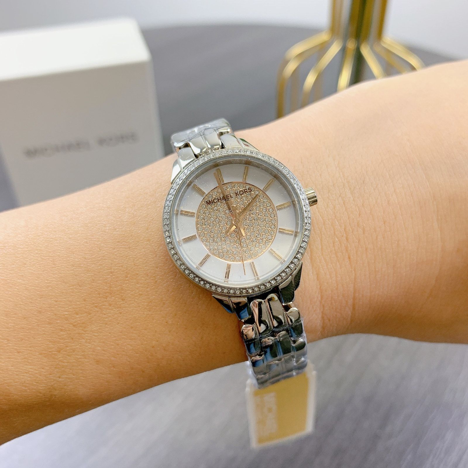 Michael Kors Michael Kors MK4411 Allie Three-Hand Stainless Steel Watch Size ONE SIZE - 1 Thumbnail
