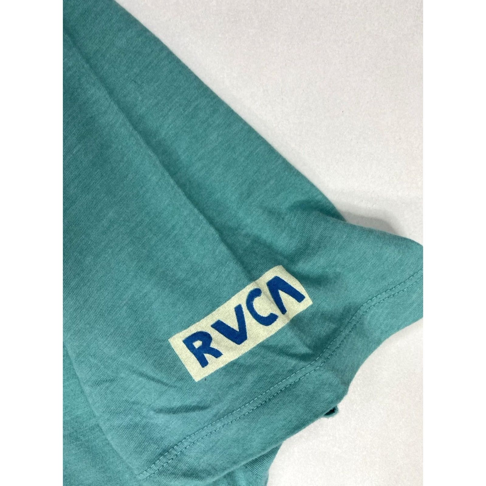 RVCA RVCA Car Graphic T-shirt Men XL Green Short Sleeve Crew Neck Size US XL / EU 56 / 4 - 3 Thumbnail