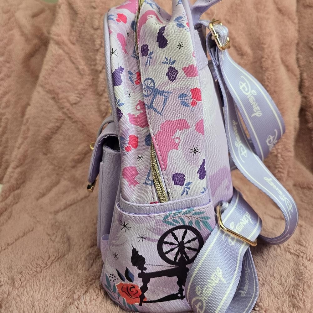 Disney Disney Sleeping Beauty 11 Inch Vegan Leather Mini Backpack Size ONE SIZE - 2 Thumbnail