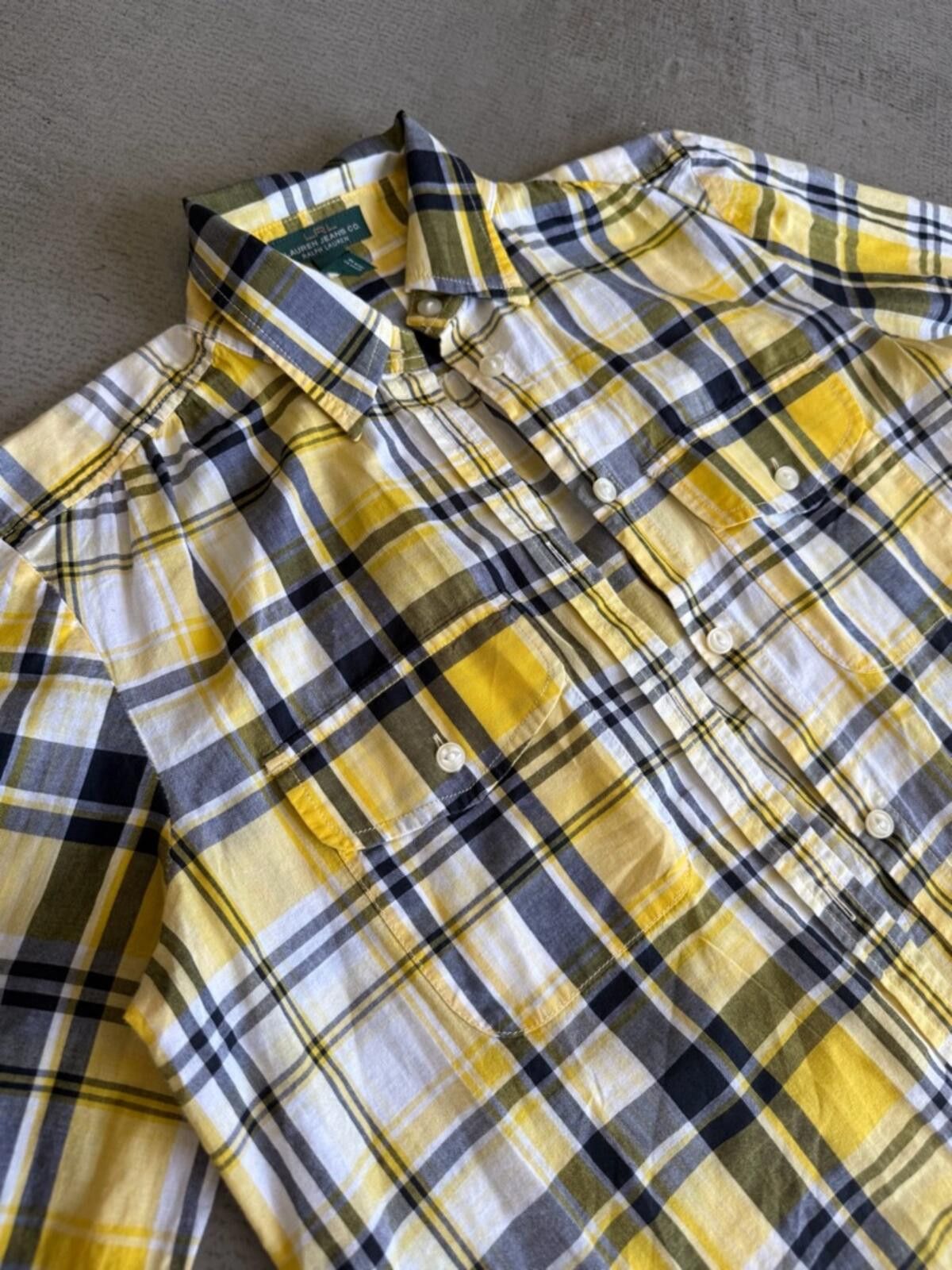 Lauren Ralph Lauren Lauren Ralph Lauren / Plaid Button Down Shirt Size S / US 4 / IT 40 - 3 Thumbnail
