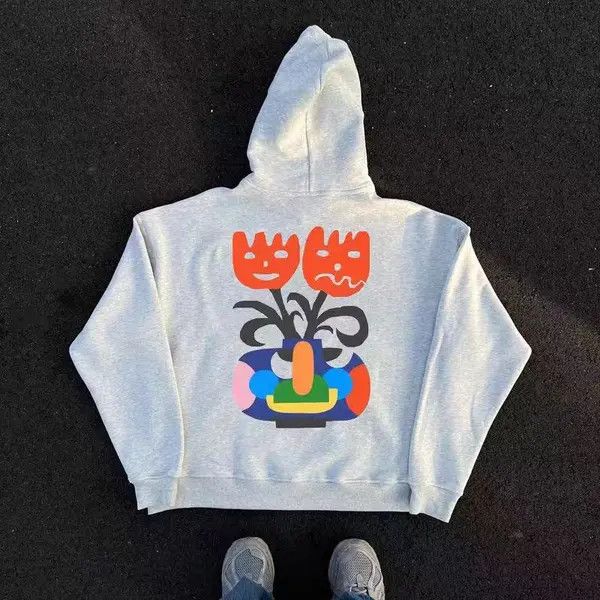 VIBE Vintage Street Hip Hop Fun Funny Print Hooded Sweatshirt Size US L / EU 52-54 / 3 - 7 Thumbnail