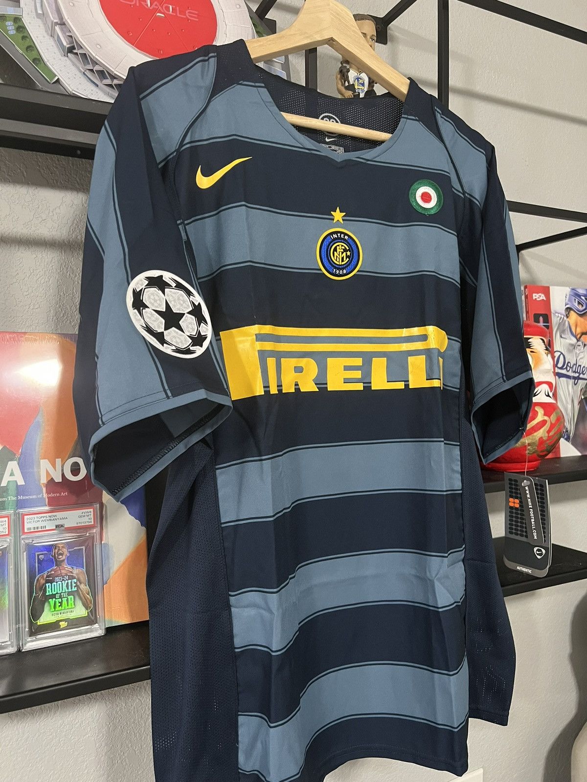 Nike 2004-05 Inter Milan Adriano Third Kit Jersey