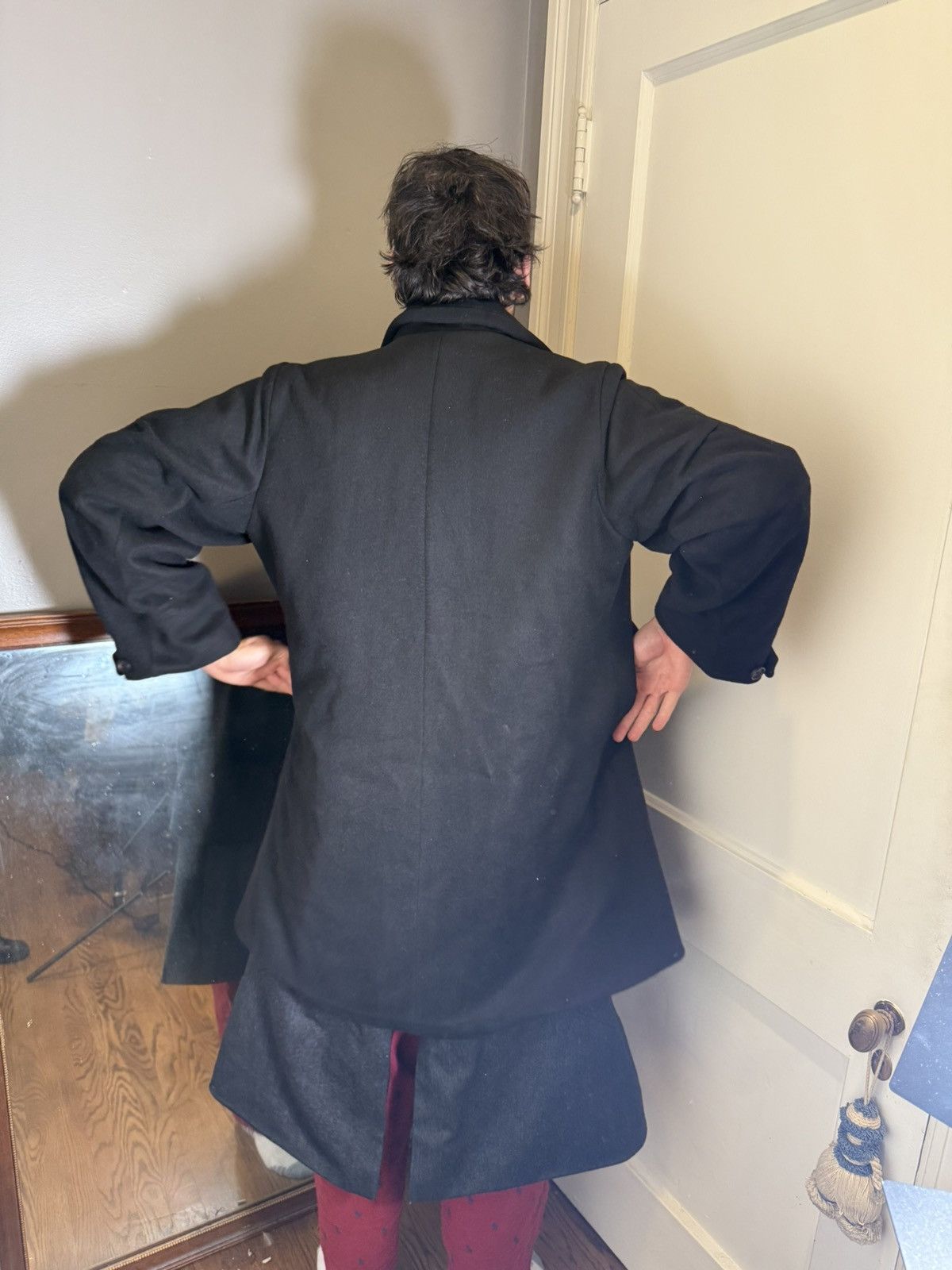 Other Myus Studio FW24 "Death of Salesman" Layered Trenchcoat Size L / US 10 / IT 46 - 15 Thumbnail