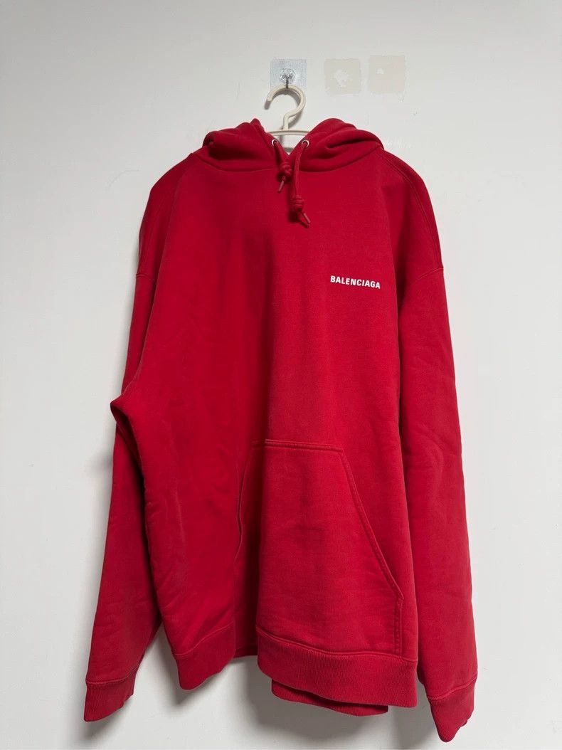 Balenciaga Red Hoodie