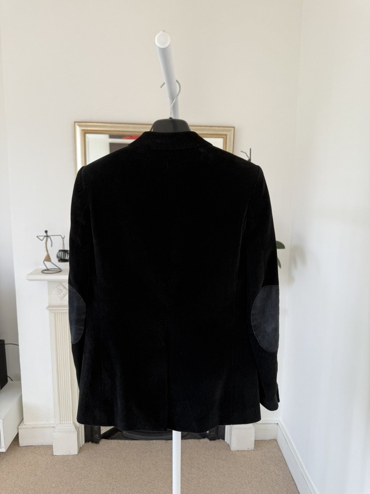Hedi Slimane × Saint Laurent Paris Saint Laurent Corduroy Elbow Patch Blazer Size 46R - 3 Thumbnail