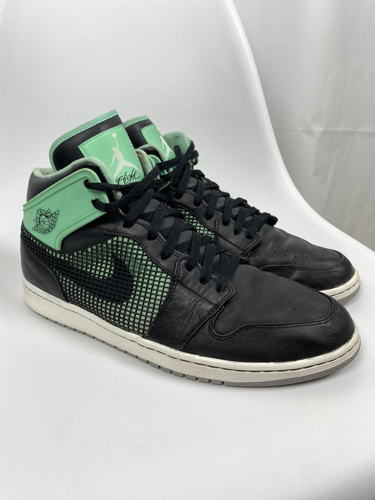 Jordan Brand Nike Air Jordan 1 Retro 89 Green Glow Black size US13 Size US 13 / EU 46 - 1 Thumbnail