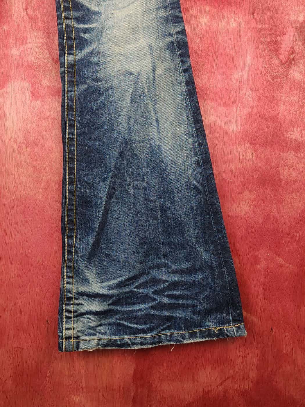 If Six Was Nine DL Lolita Distressed faded ripped Bootcut jeans Denim #S1539 Size 28" / US 6 / IT 42 - 19 Thumbnail